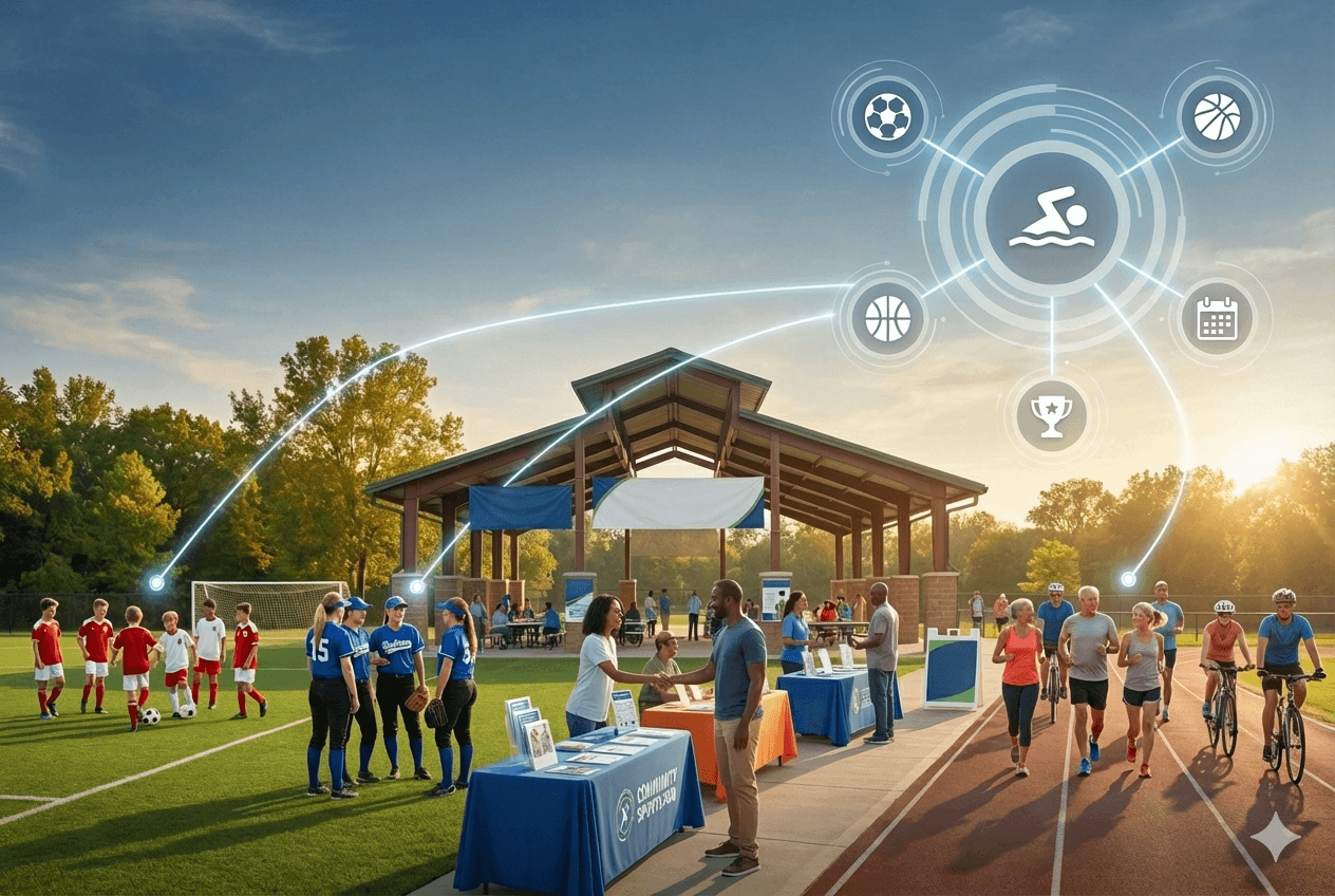 Sports clubs, youth and adult teams, athletic associations