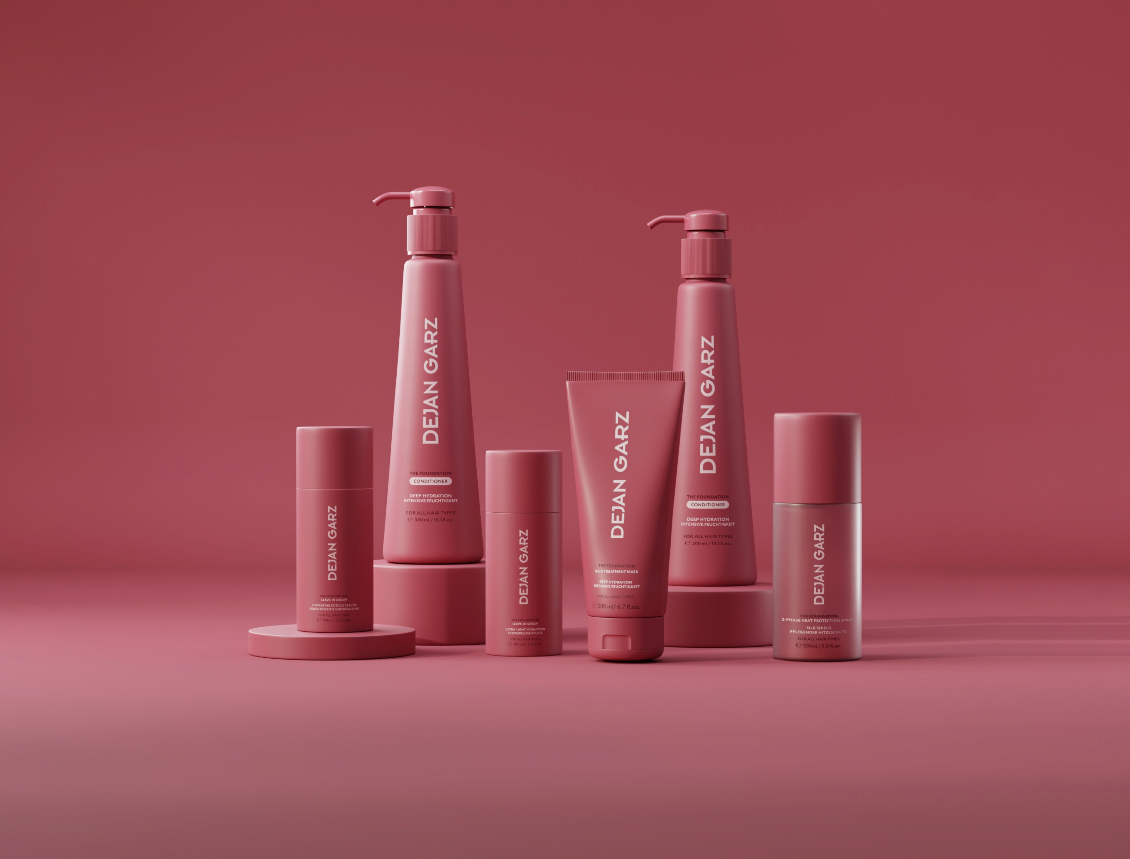 Dejan Garz Hair Care Packaging – Projekt von Haus Pathos, Kreativagentur für Beauty Brands Berlin