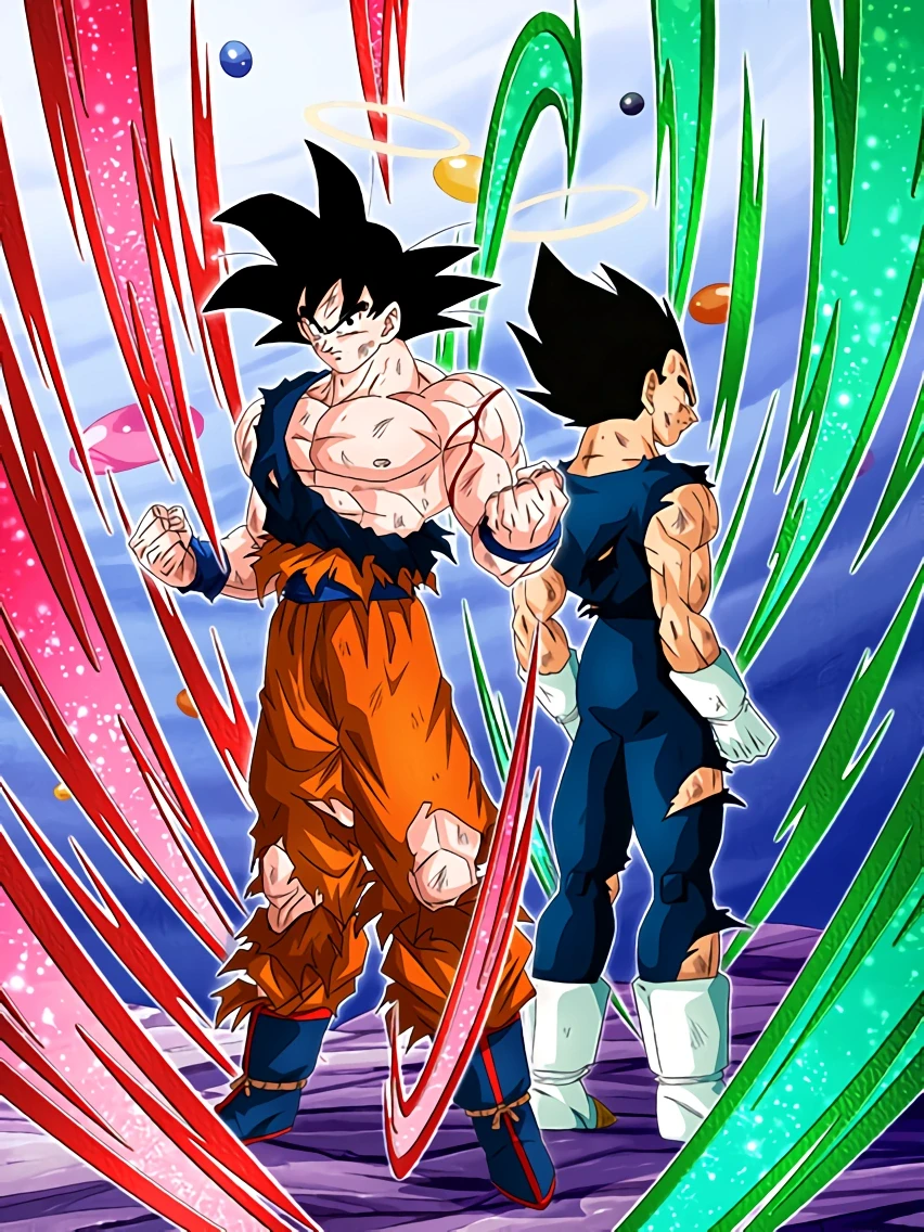 Reunion in the Otherworld Goku (Angel) & Vegeta (Angel)