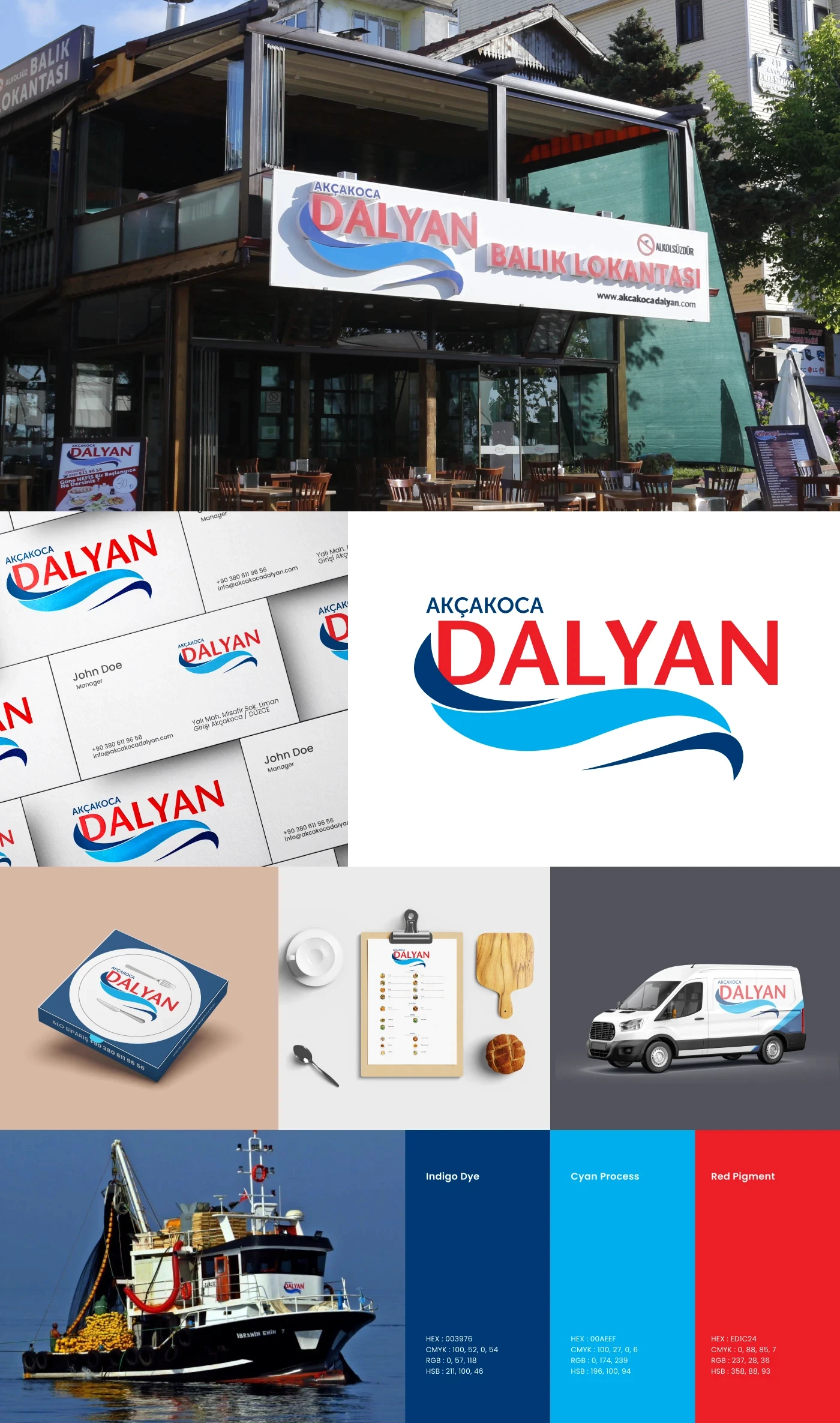 Akcakoca Dalyan Restaurant Branding