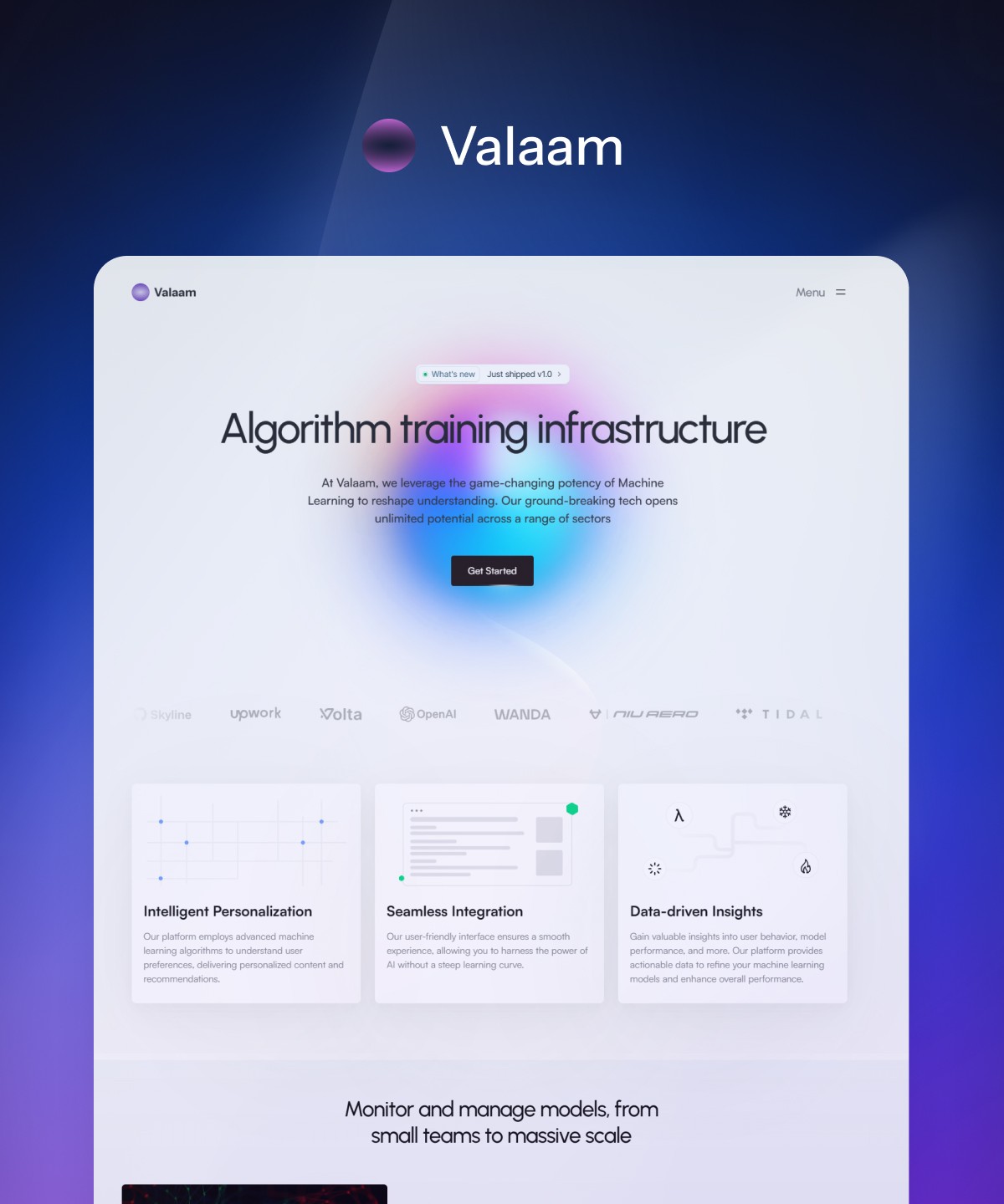 AI Machine Learning Framer Template for Free