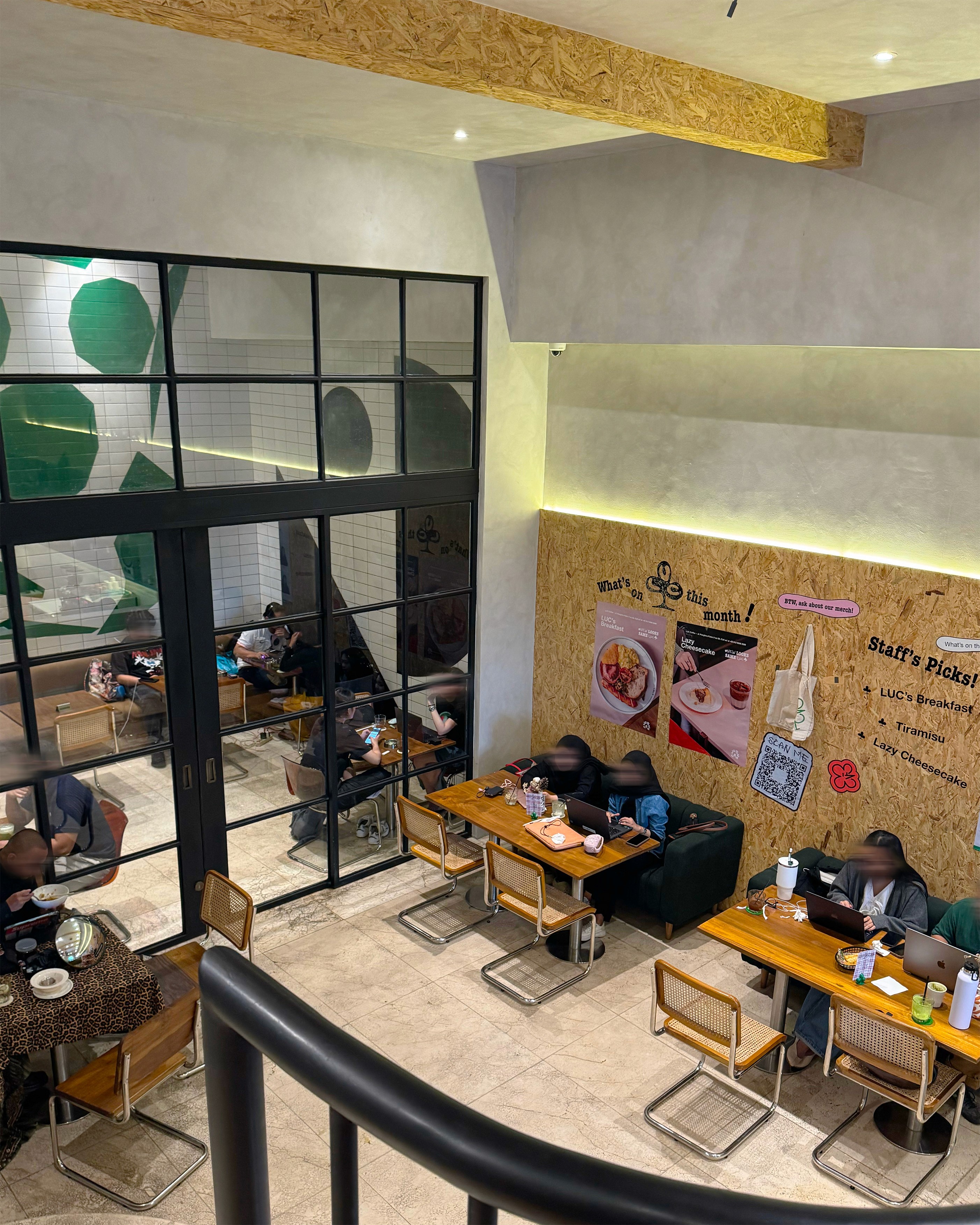 luc downstair seating top view