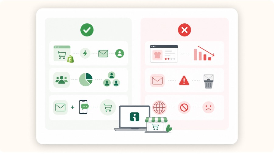Omnisend automatise l’e-commerce, mais ne corrige pas les faiblesses.&nbsp;