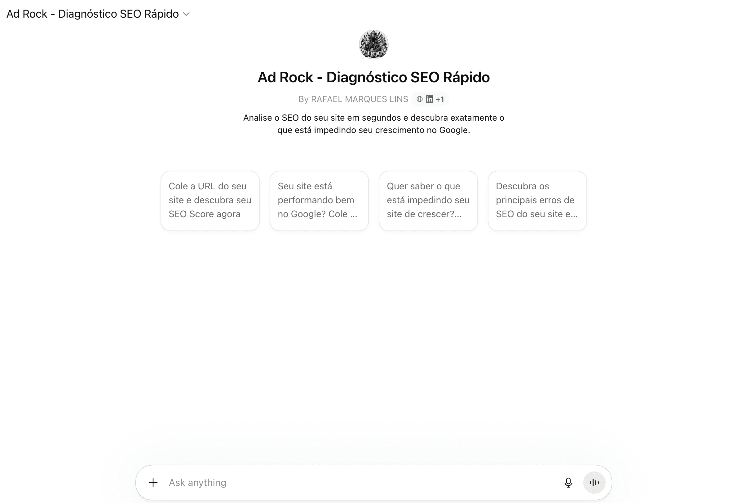 Custom GPT SEO SCORE