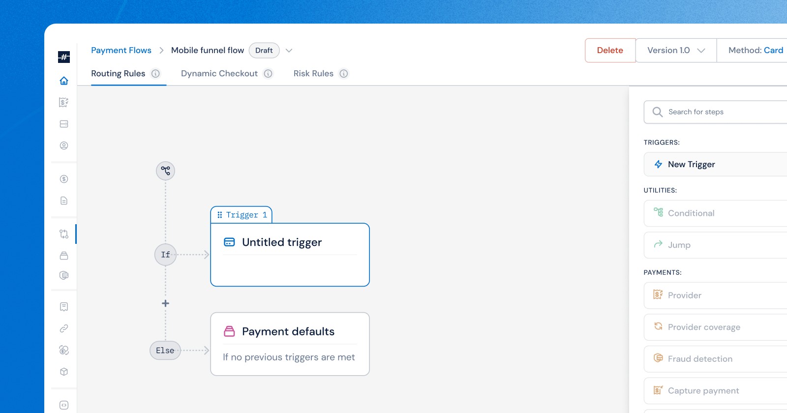 Smart routing through MoneyHash