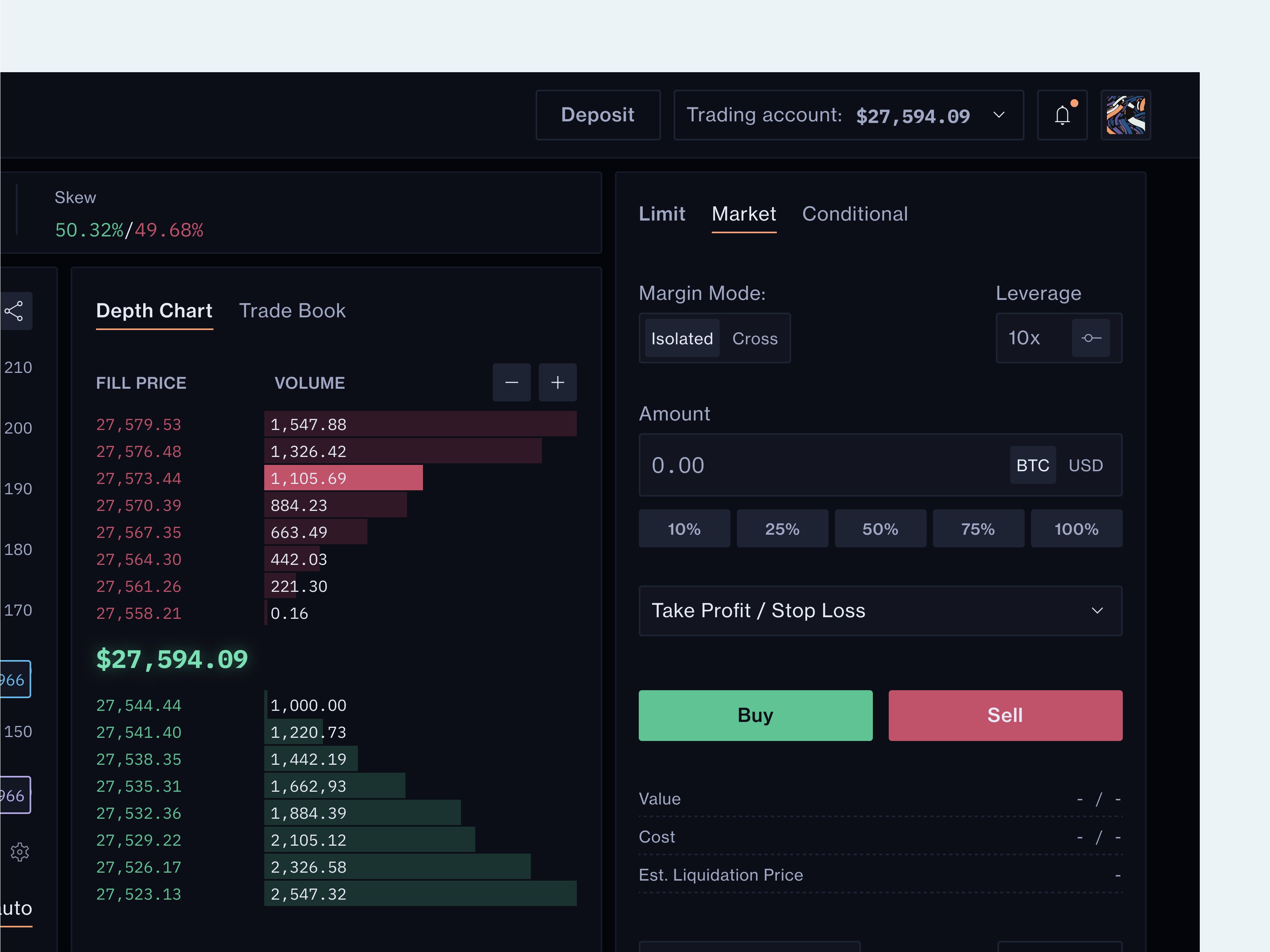 Infinex Decentralized exchange web3 product ux design