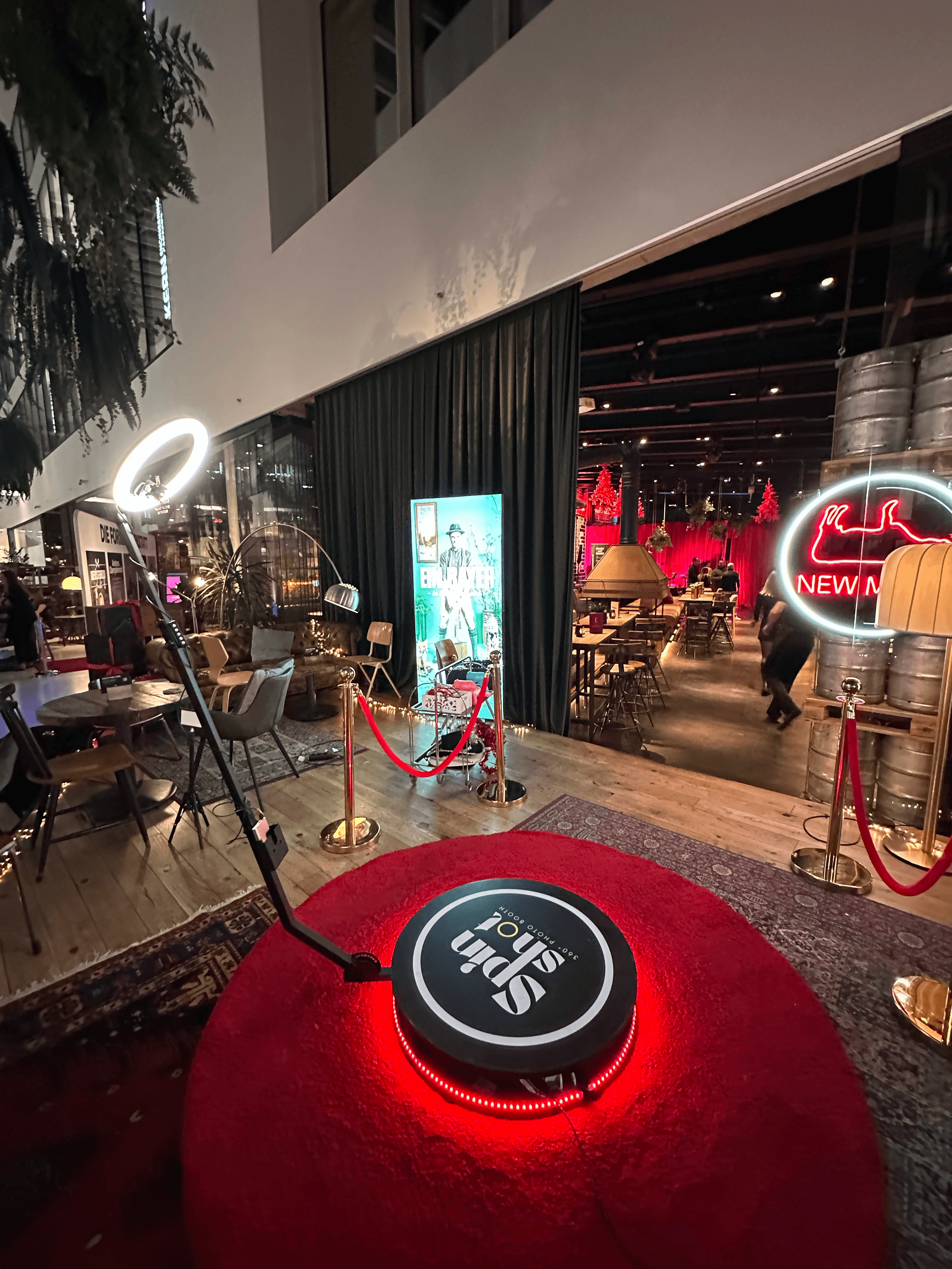 Aufgebautes Spinshot360 