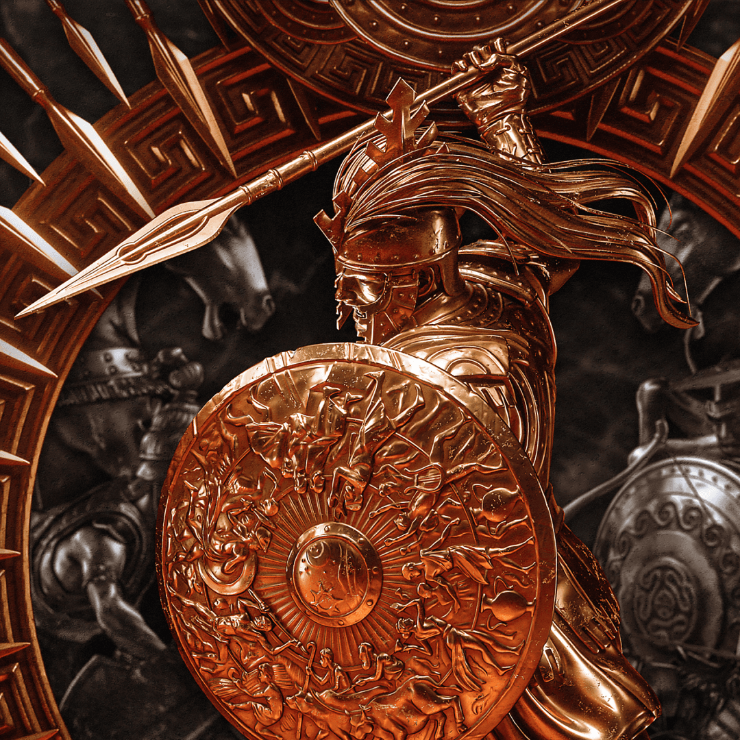 Troy achilles key art render