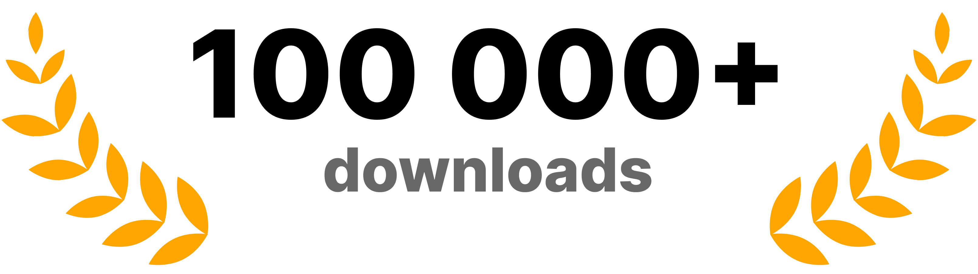 100 000+ downloads