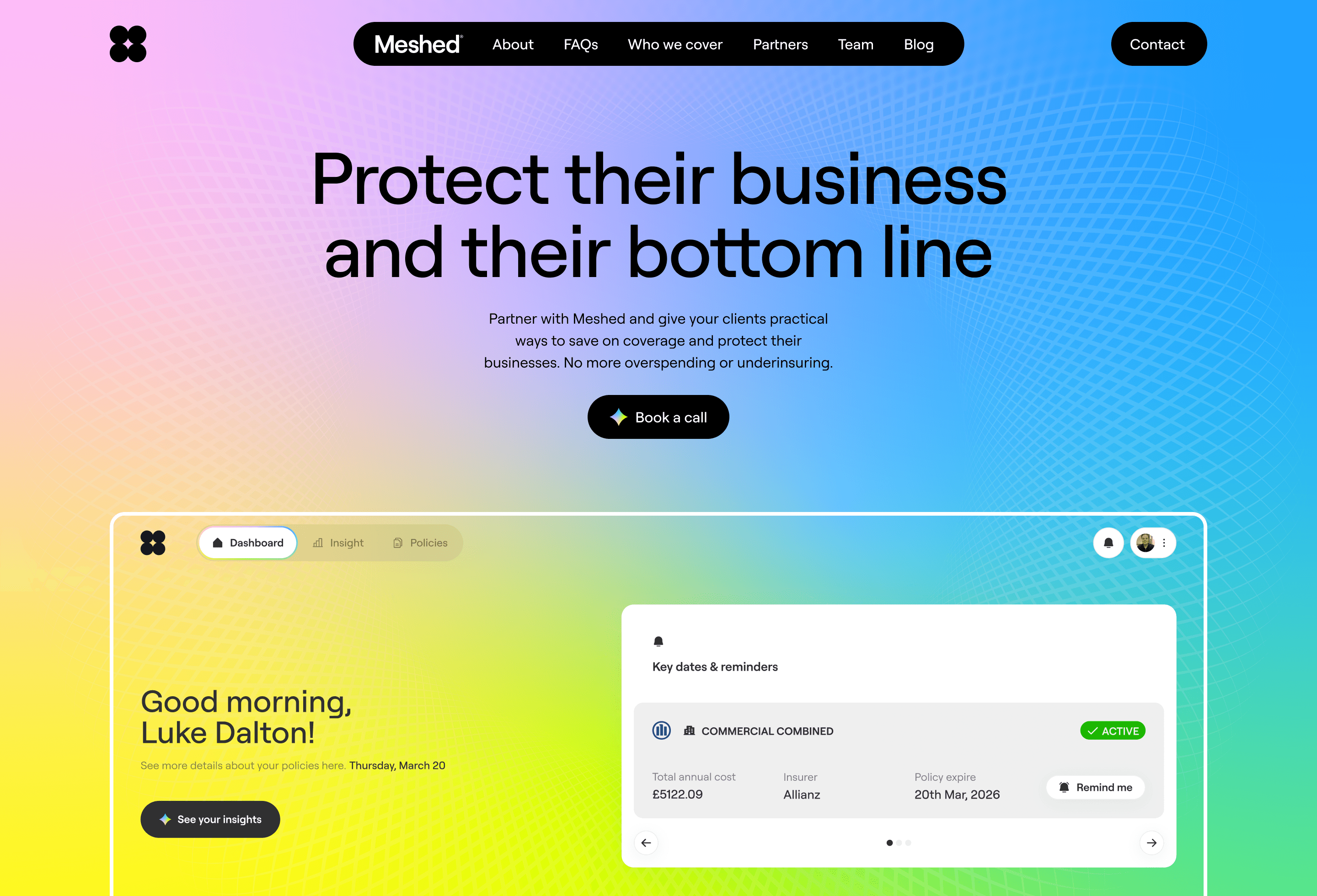 Meshed website