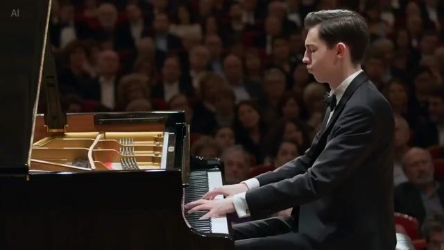 Cinematic Pianist Performance