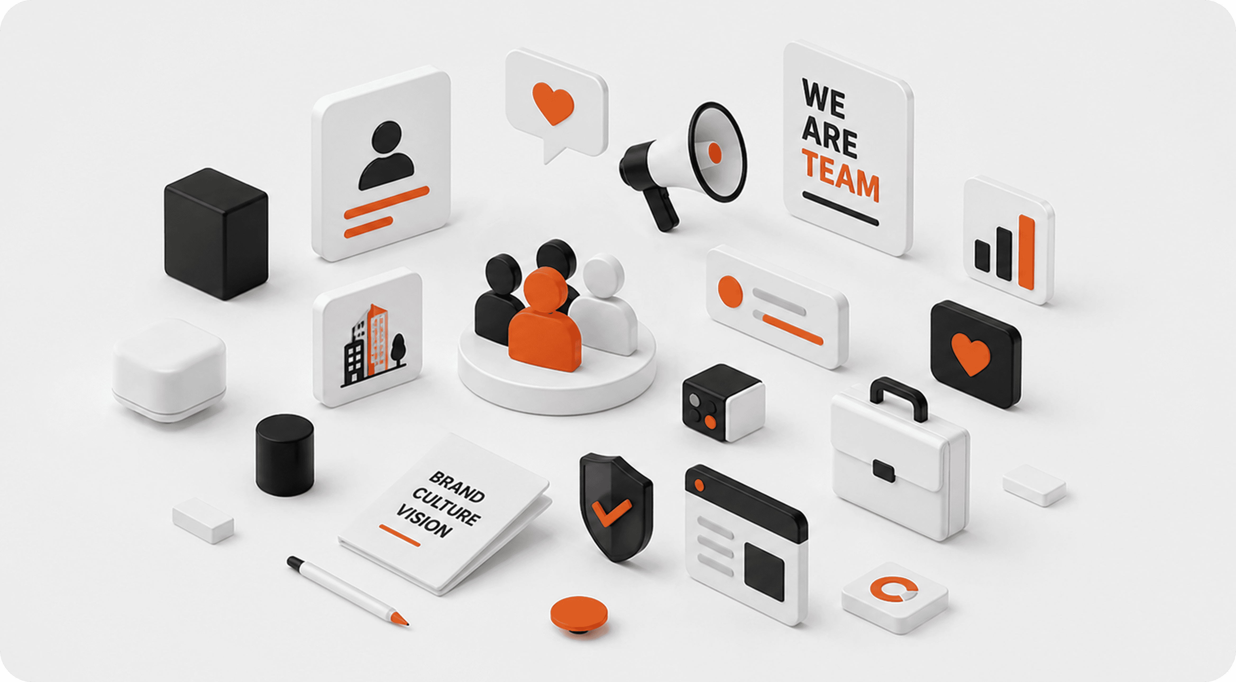 Close-up of a sleek modern electronic device with a magnetic connector and an orange logo on a metallic surface.