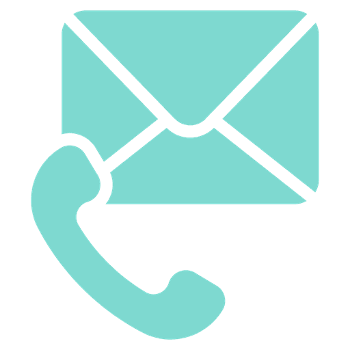 Email and phone icons