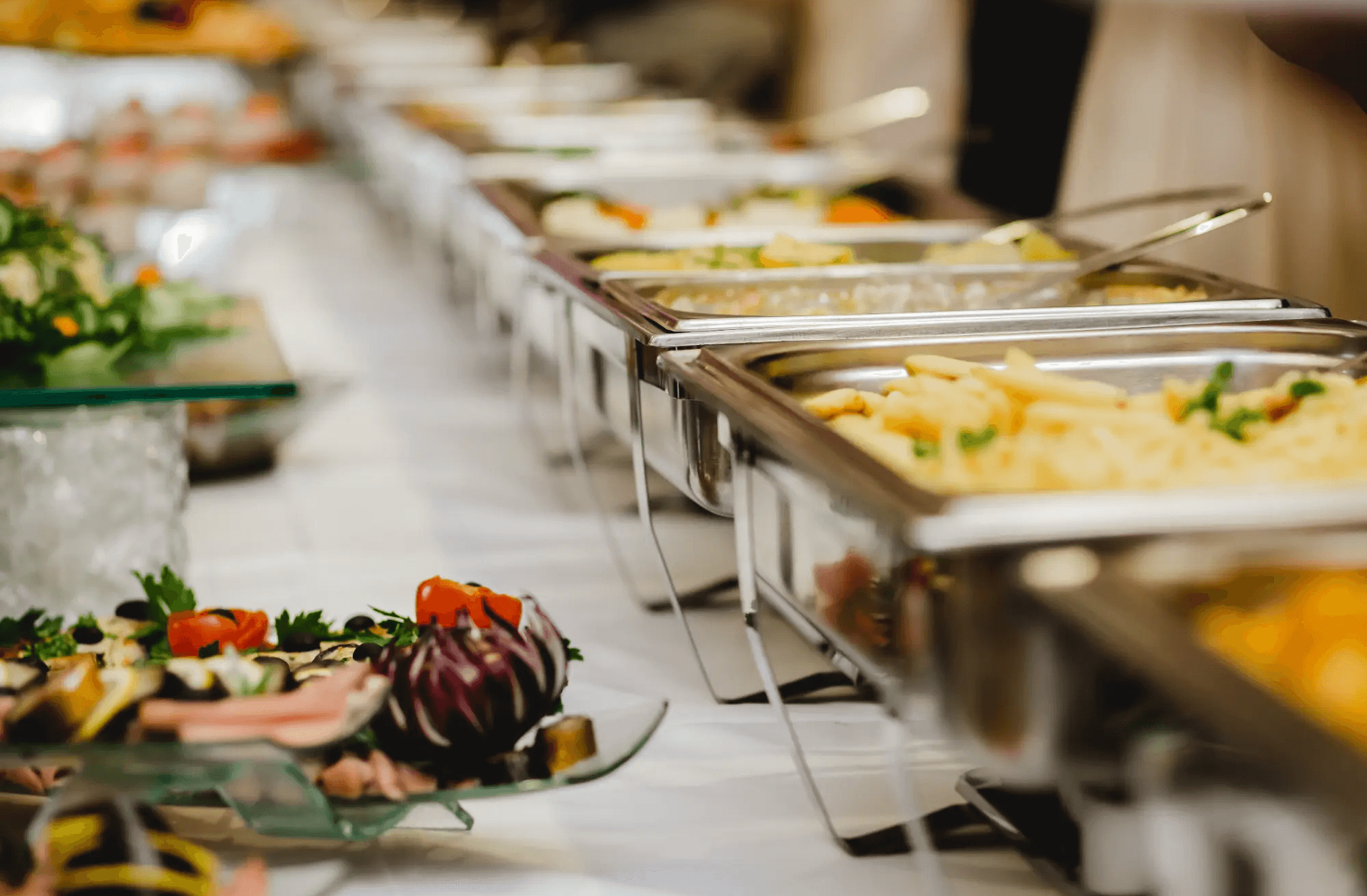 Successful corporate catering setup managed by Rally Catering operations platform