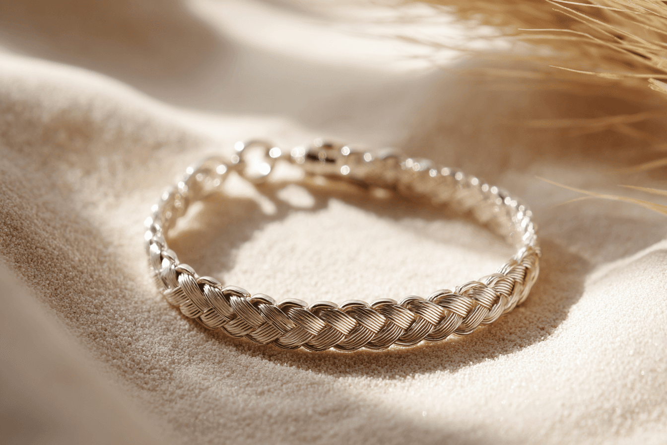 Fil Bracelet in sterling silver — Reflet bracelet
