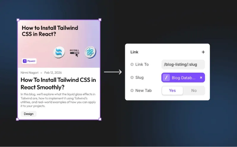 Listing to Detail Page