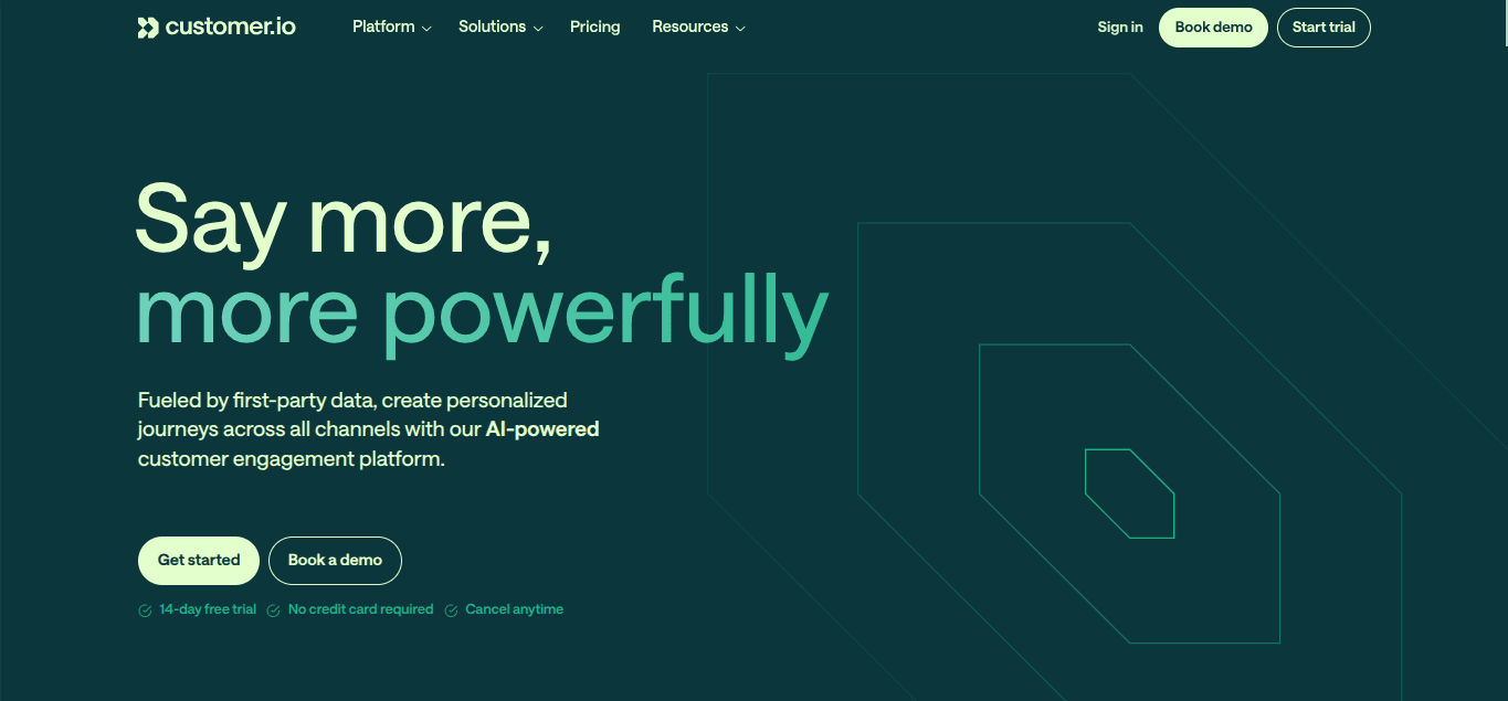 Customer.io Dashboard Screen Shot