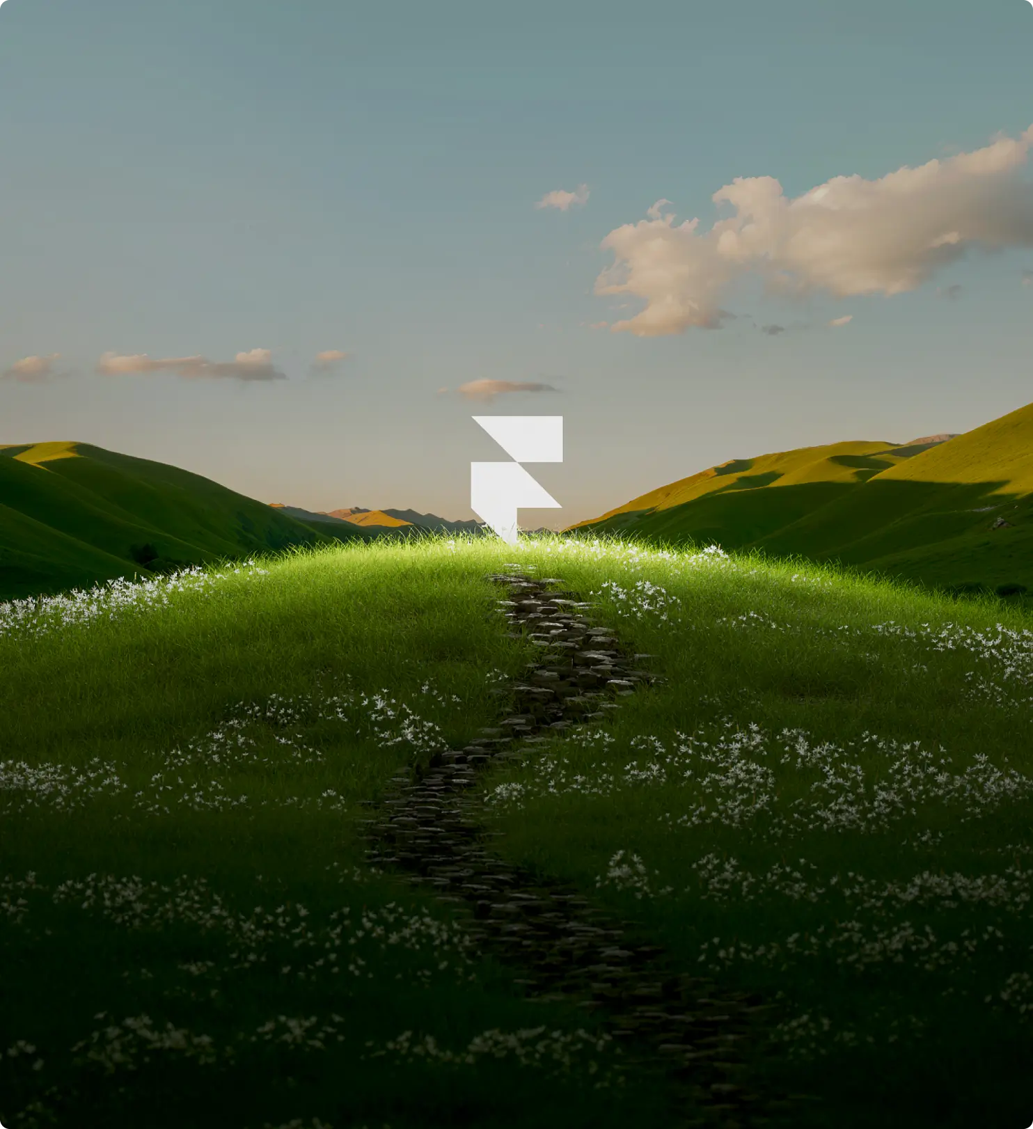 A blurry effect image of people walking through a room