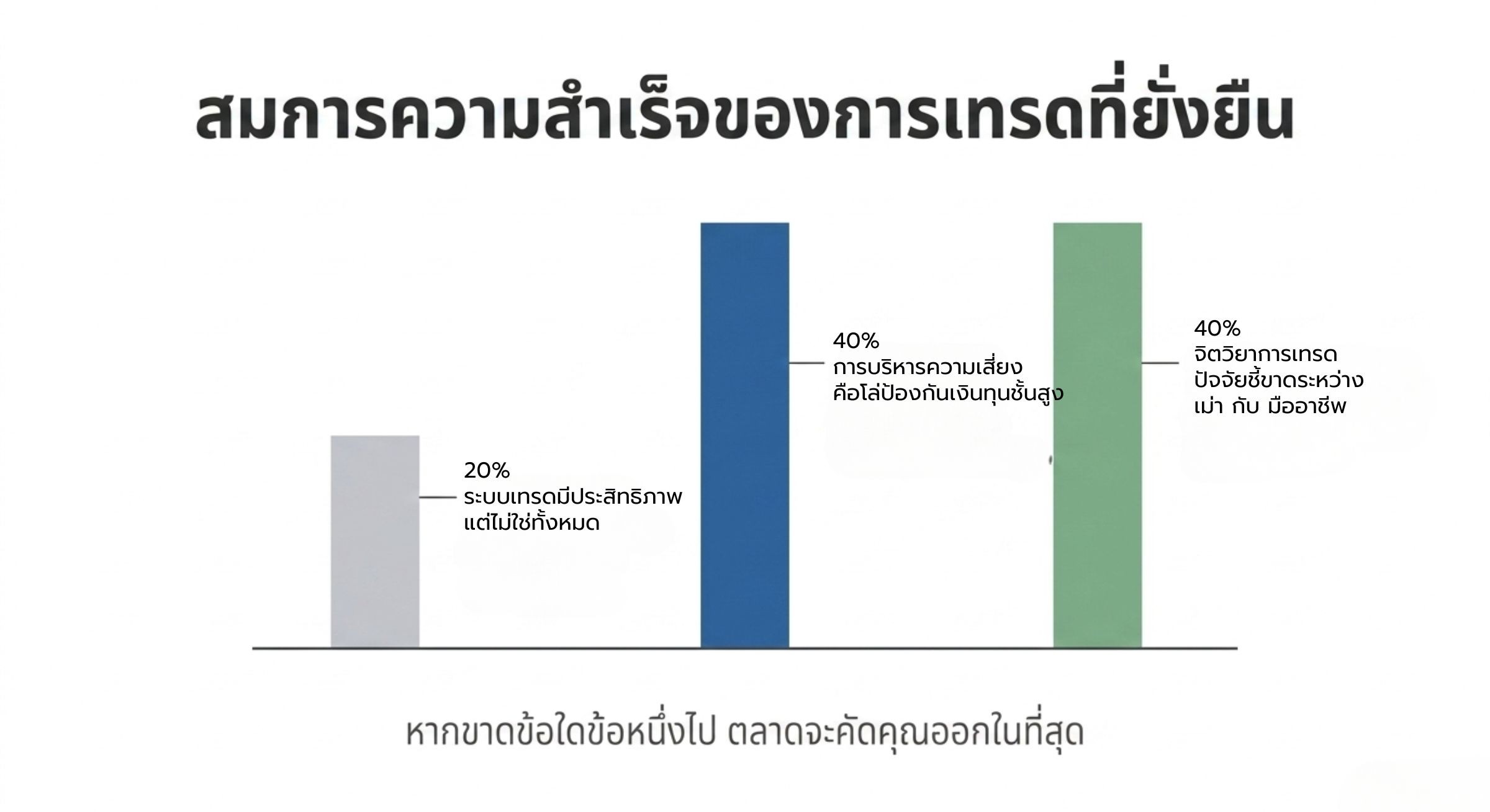 พอร์ตที่เติบโตอย่างยั่งยืนเกิดจาก ระบบเทรด forex ที่มีประสิทธิภาพ
