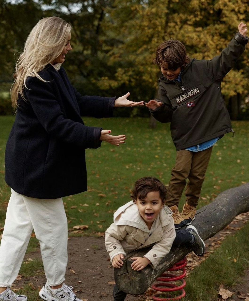 Jamie-Lee and her boys