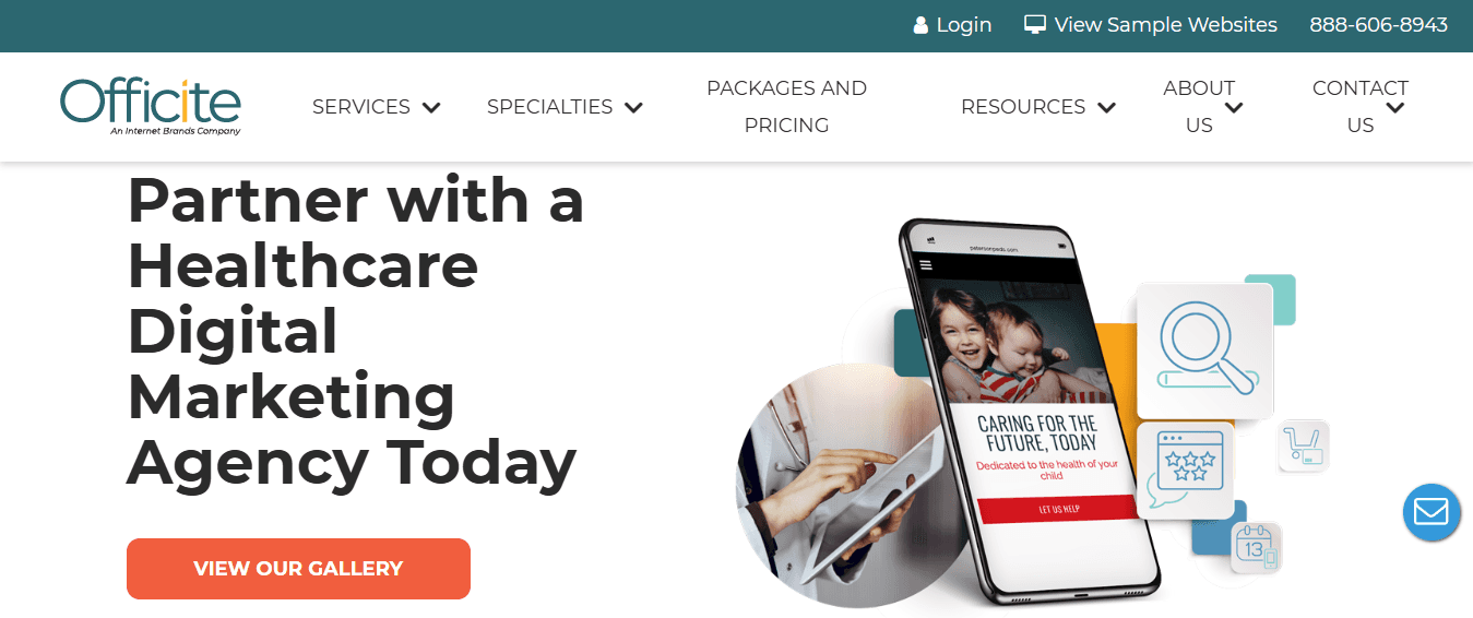 Officite Fully Managed Medical Practice Solutions with Custom CRM