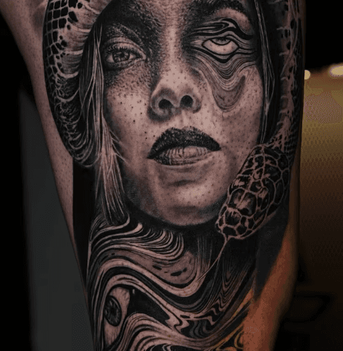 Coach explaining something to an athlete