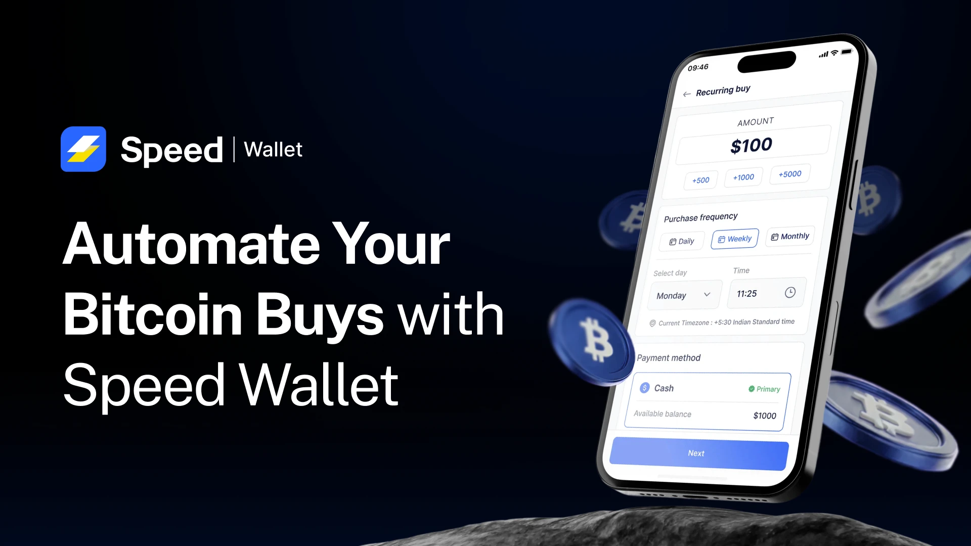 Automate your Bitcoin buys with Speed Wallet