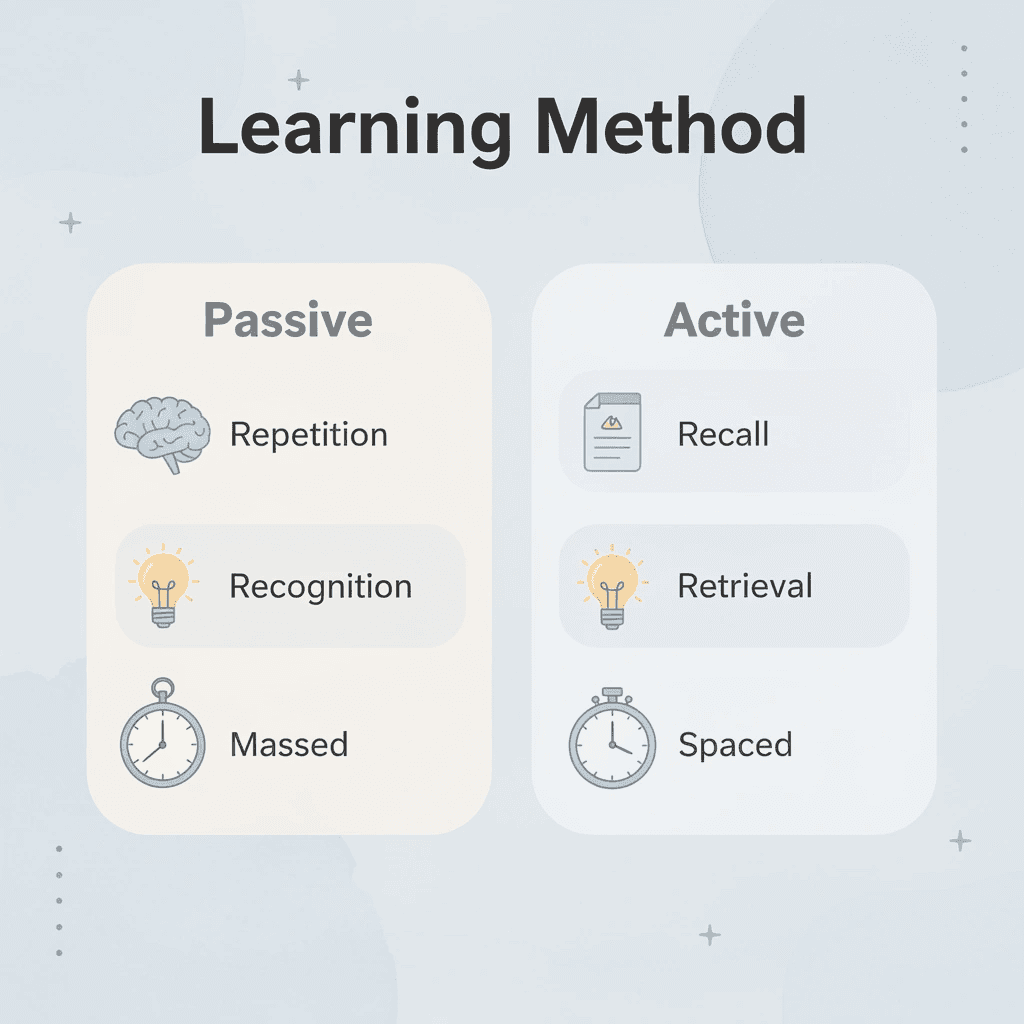 Comparison of passive versus active learning methods