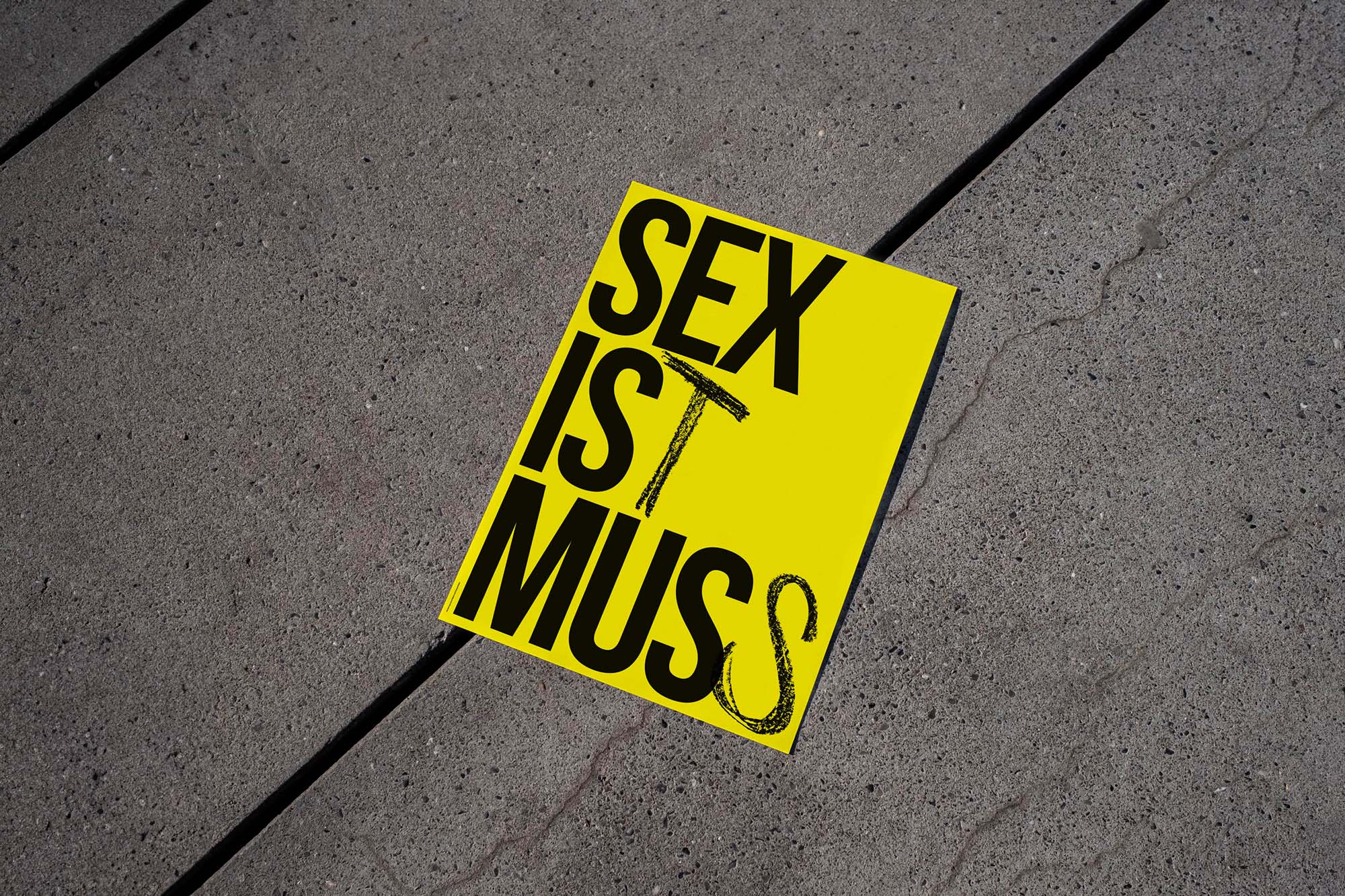 Samuel Bütler und Laura Binkert Sexis(t)mus(s) Mut zur Wut 2023 Gewinnerplakat