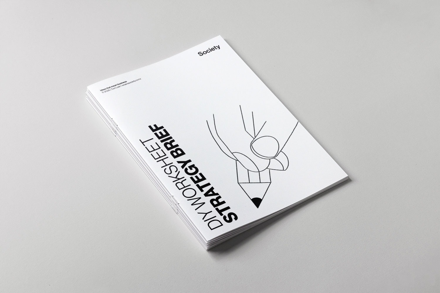 An image of a startegy brief template