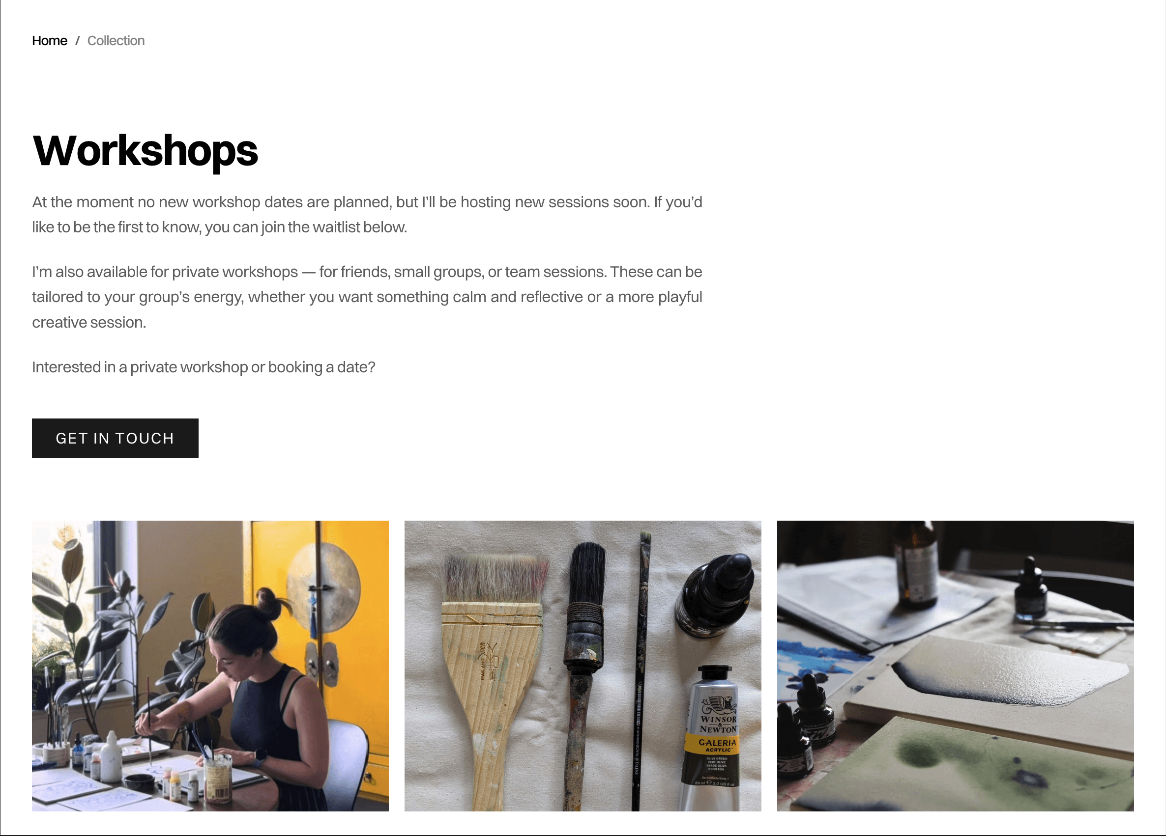 Product details page