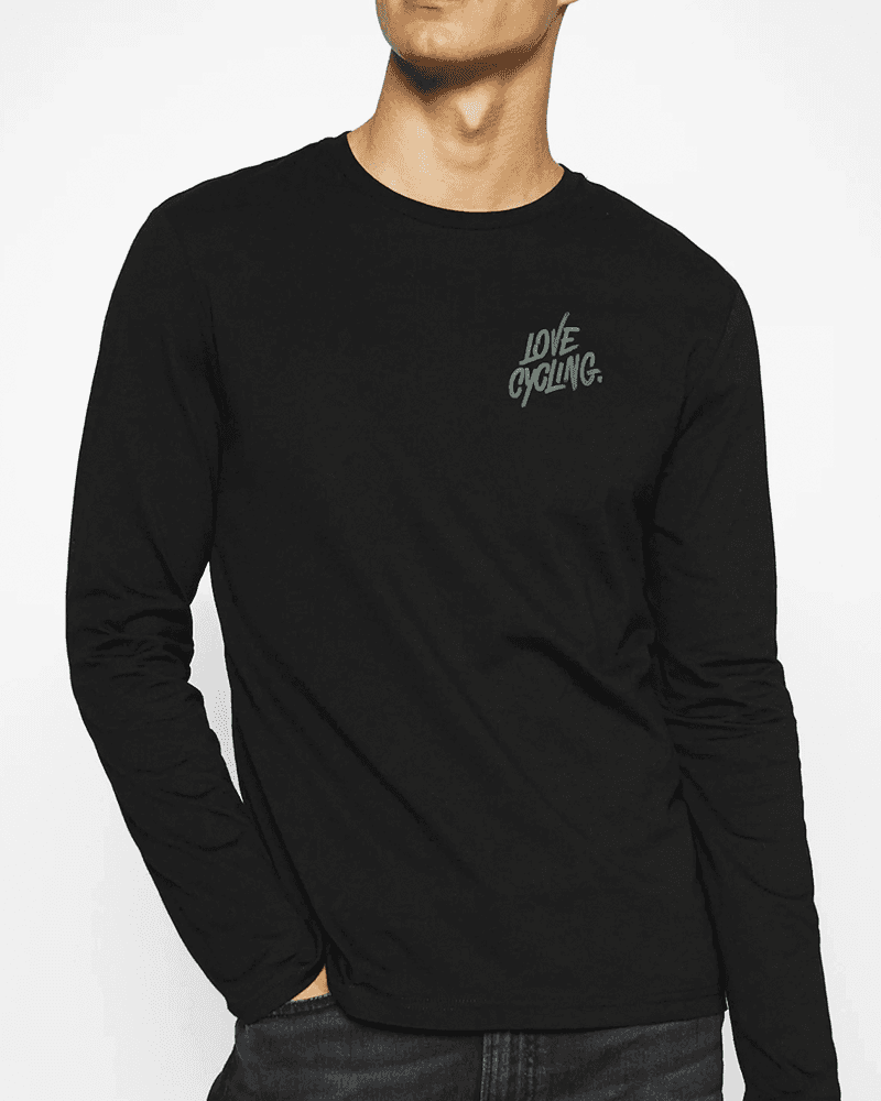 Love Cycling black longsleeve