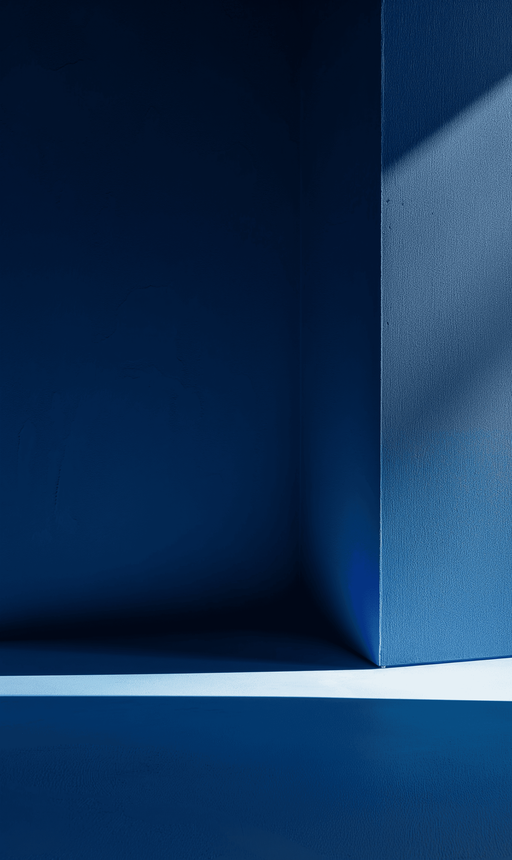 aesthetic blue wall photo