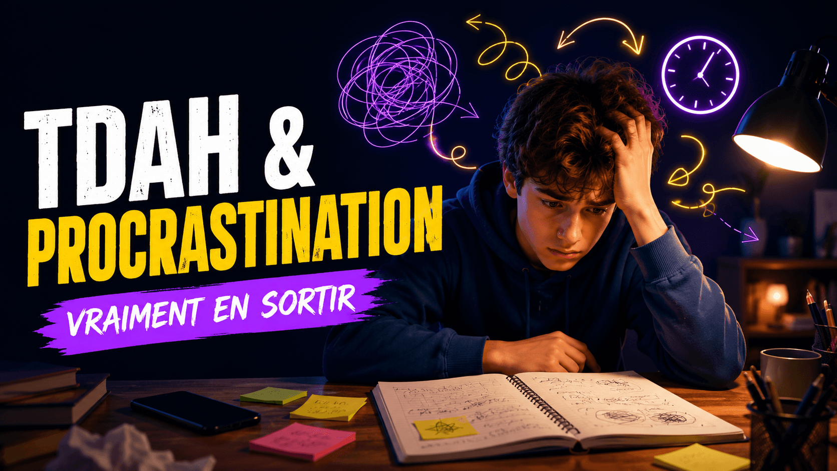 TDAH et procrastination : pourquoi tu procrastines (et comment vraiment en sortir)