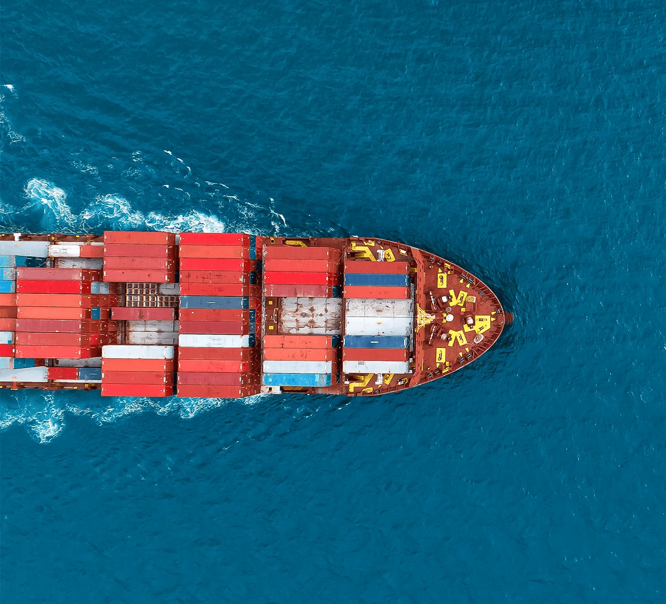 Aerial view of a vessel representing the complexities of boating accidents in Stockton waterways