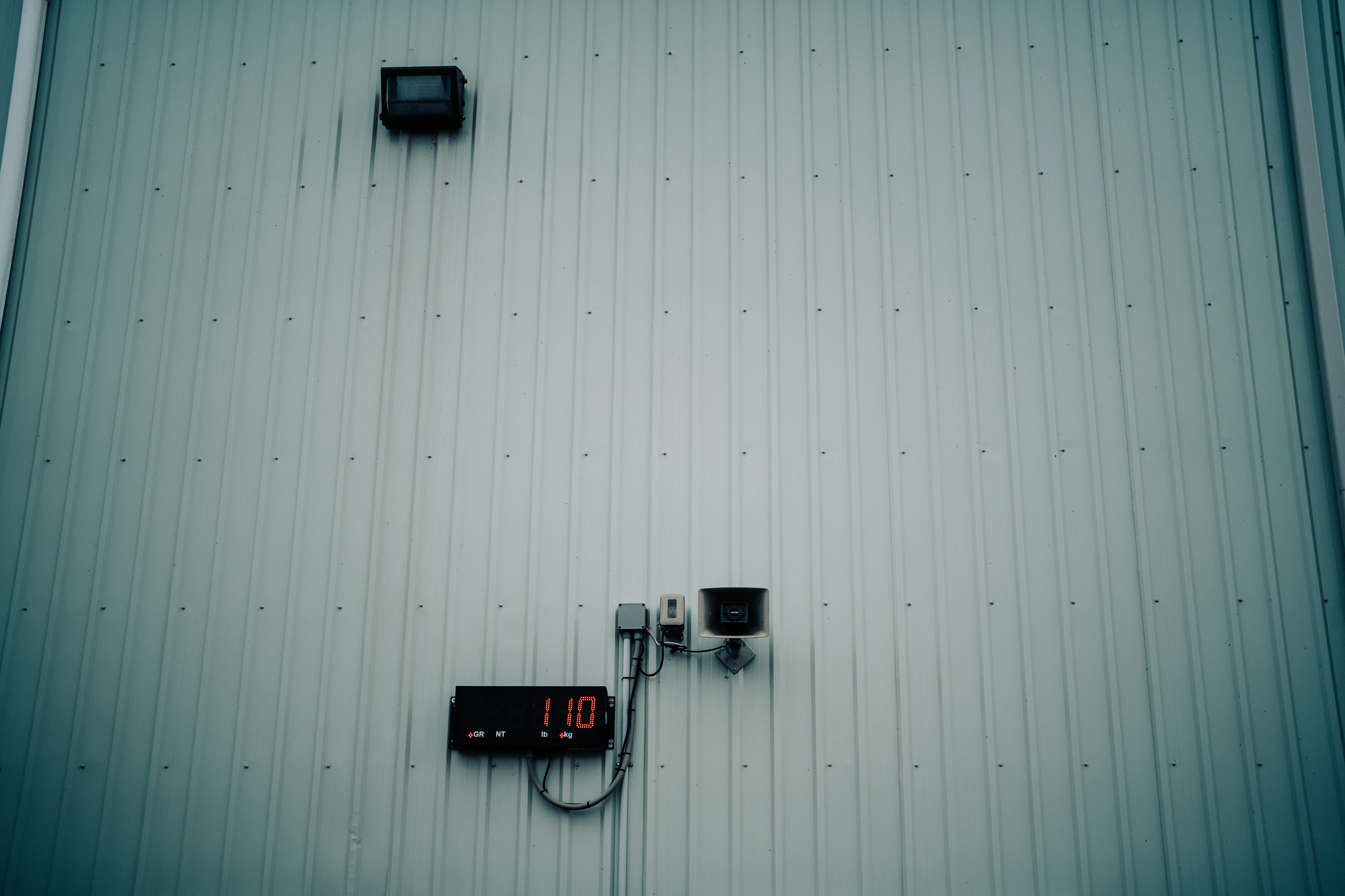 Construction scale readout