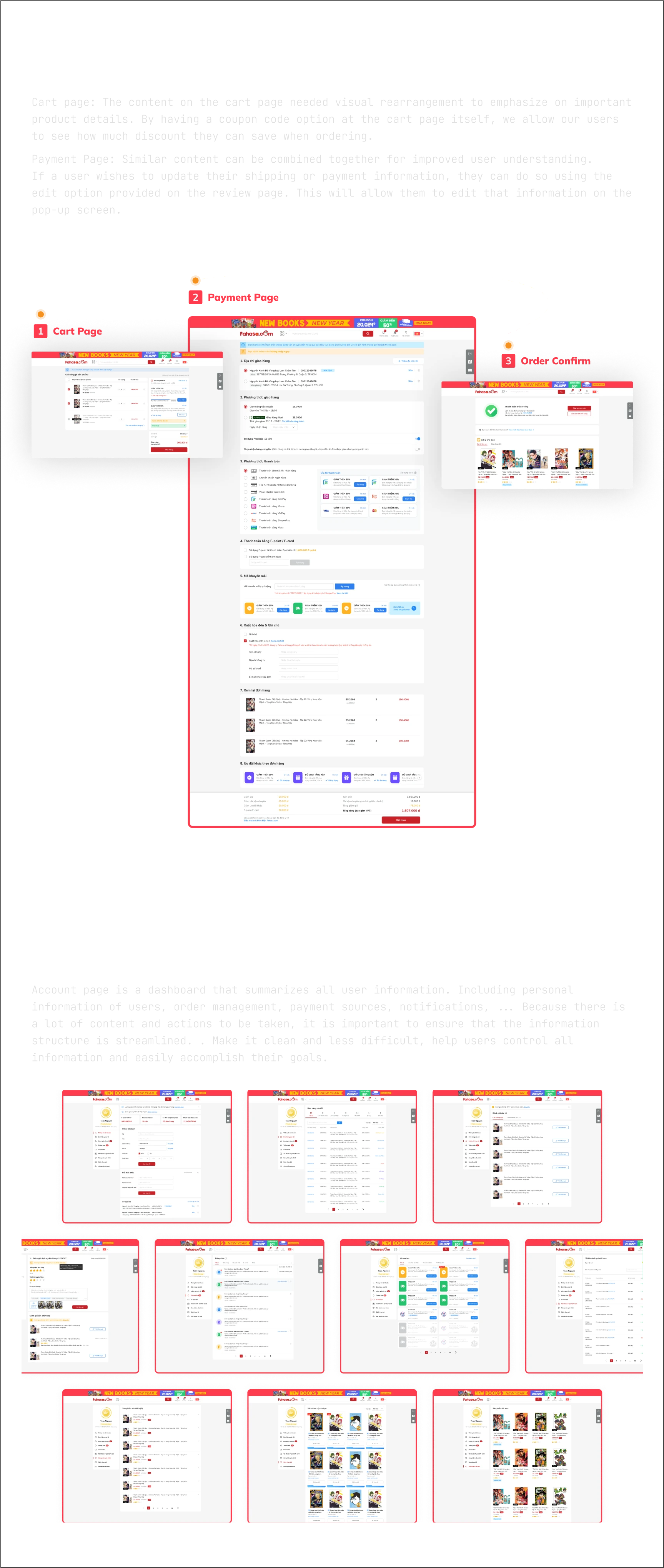 Fahasa UI/UI Case Study - Nguyen Tan Toan Product Designer