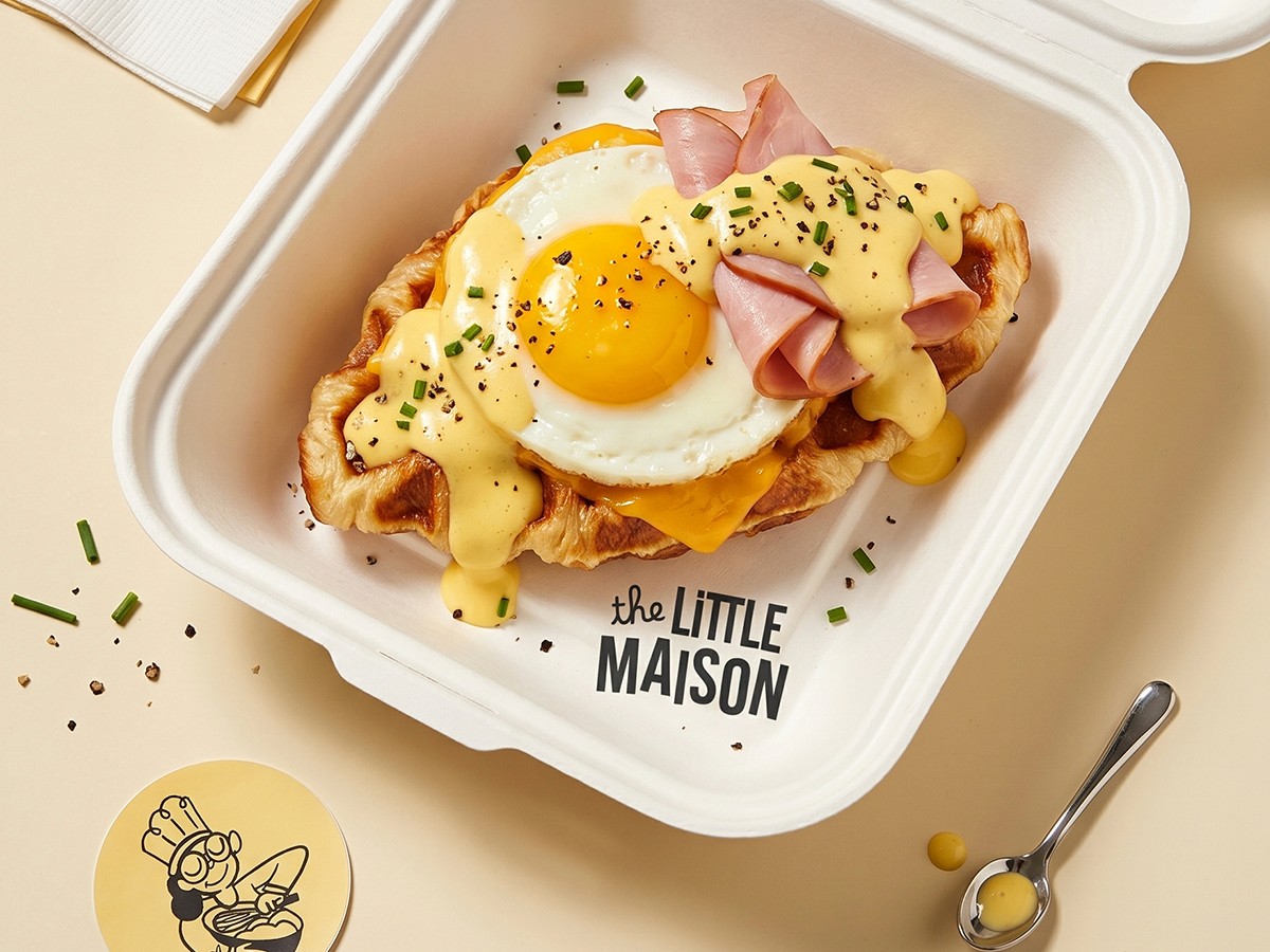 visuals for the little maison, a canadian cafe