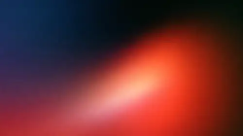 Luminous Grain 03 — red, navy, ivory; abstract, grain, gradient background
