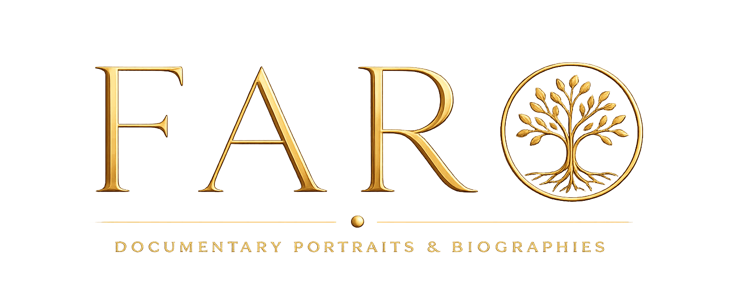 FARO Story  - video biographies, ghostwriting, books, family, businesses