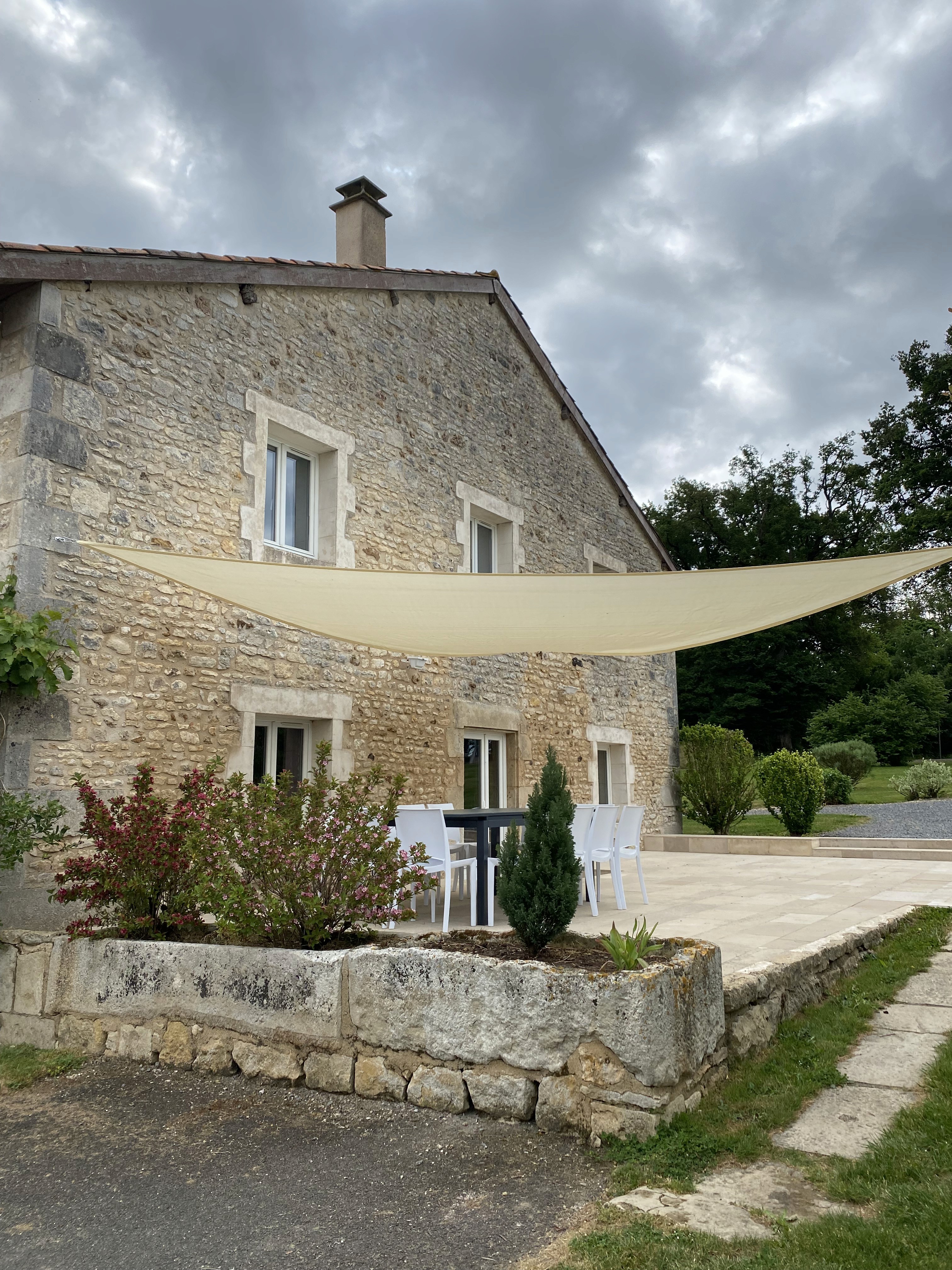 terasse du gîte vert