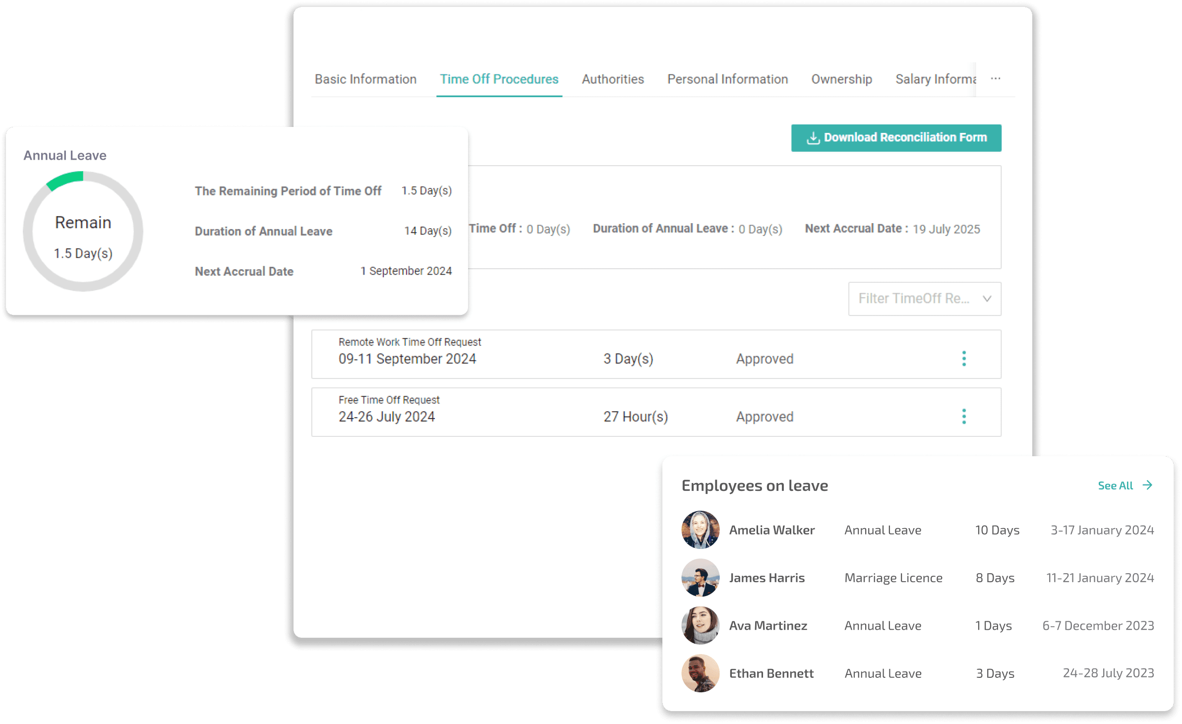 HRplan Time Off Management Desktop and Mobile
