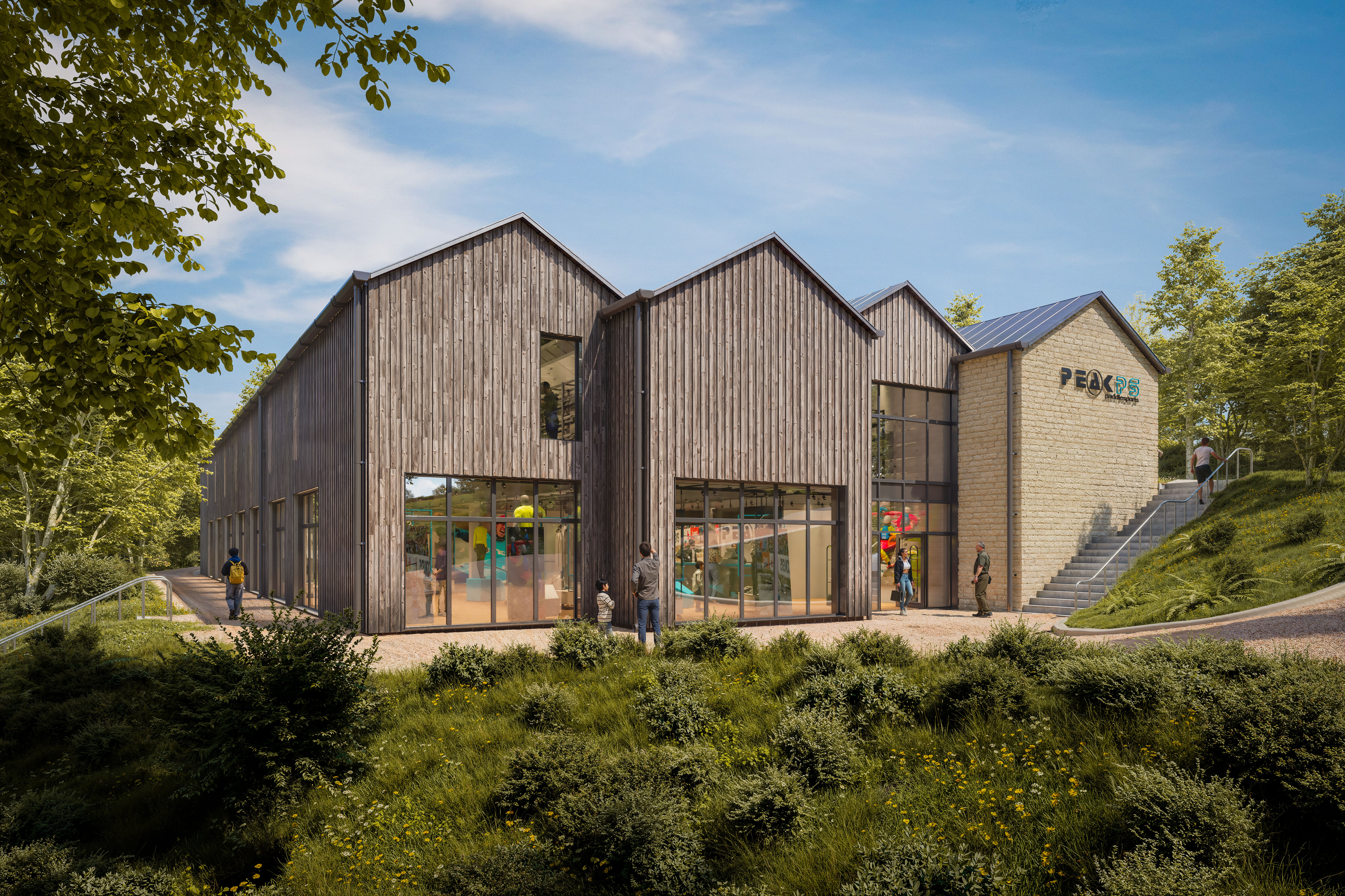 Peak HQ still CGi & Photomontage created using 3ds max, V-Ray, iToo software forest pack & Adobe Photoshop