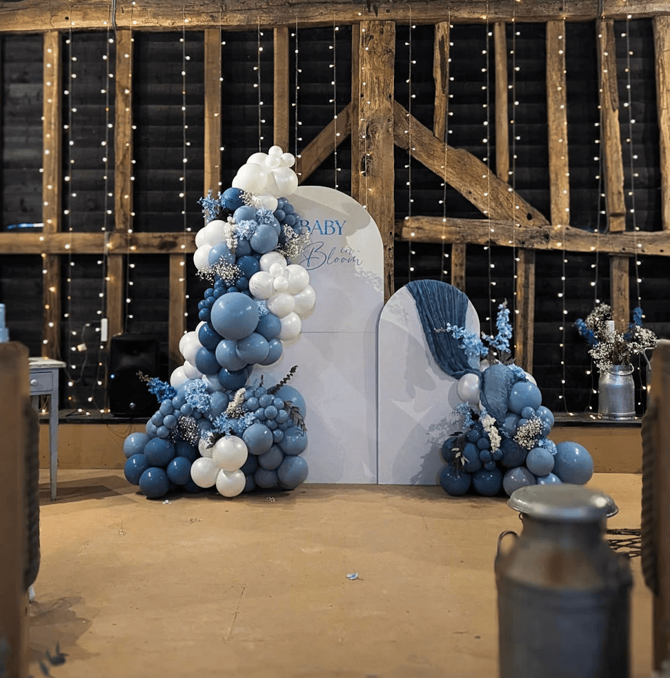 Wedding balloon sailboard for a memorable photo op