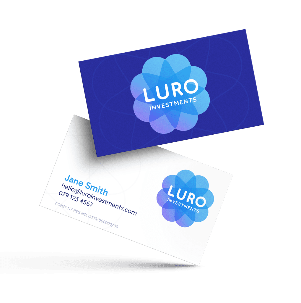 Luro Investments business cards