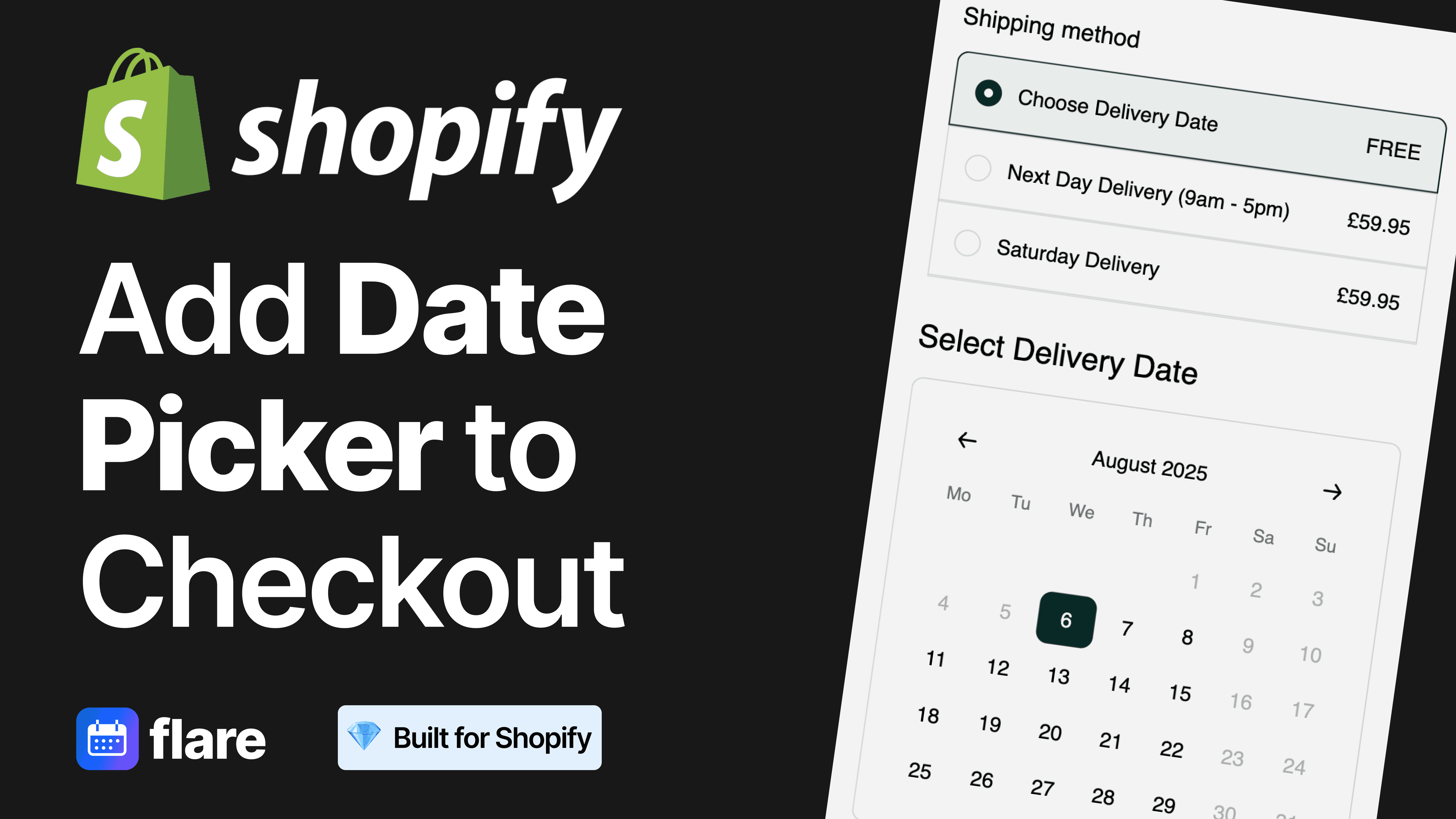 Omnitub Checkout Date Picker Shopify
