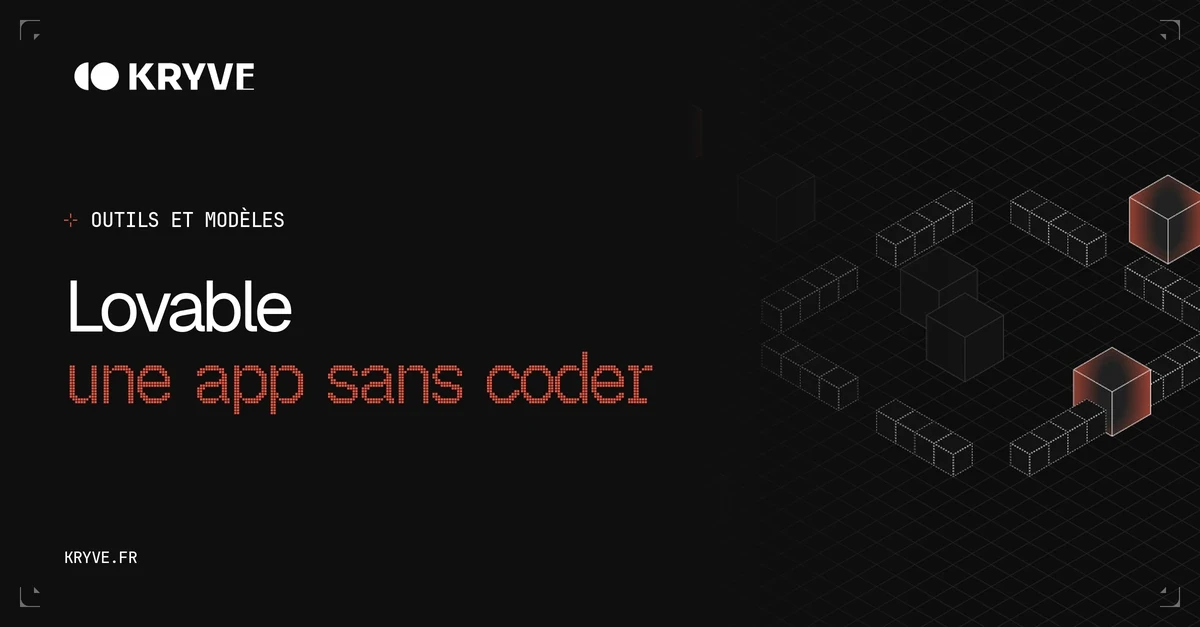 Lovable : couverture Kryve, catégorie Outils et modèles