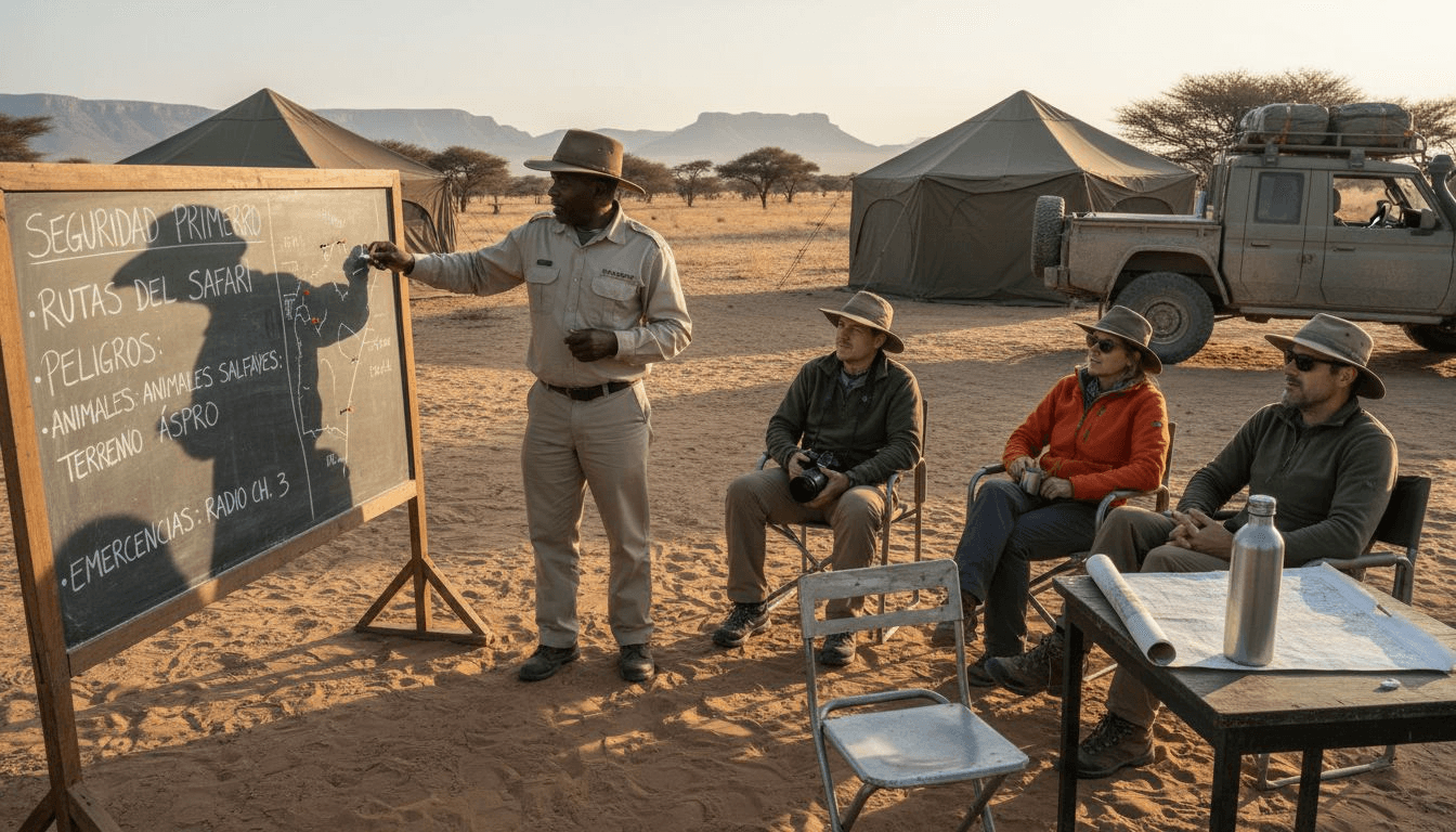 Consejos esenciales de seguridad antes de iniciar tu safari