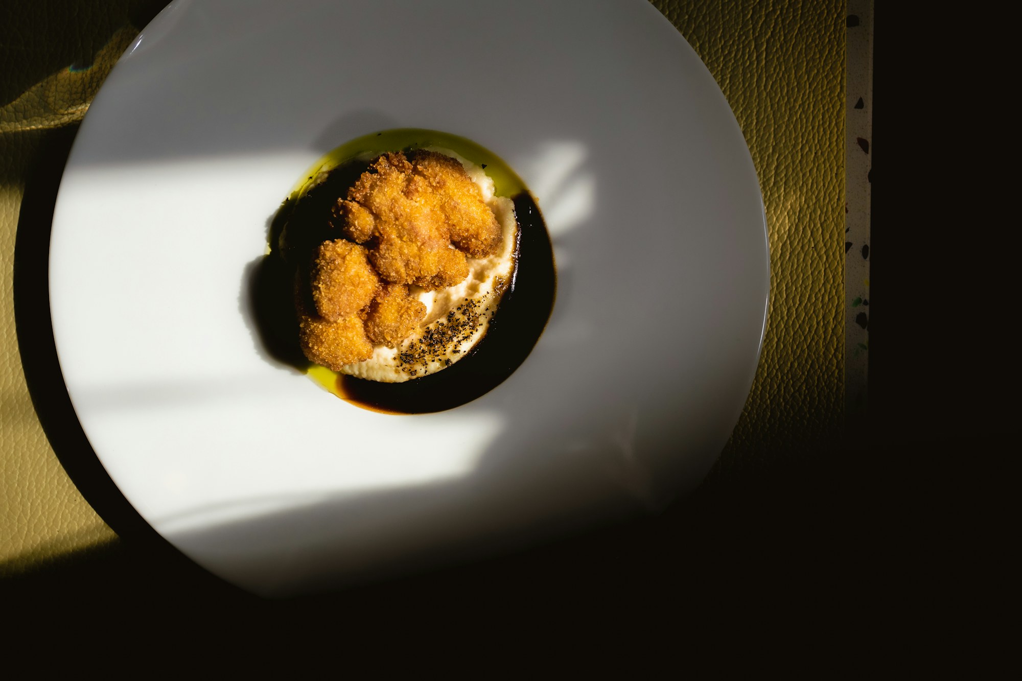 Crab, saffron, fennel