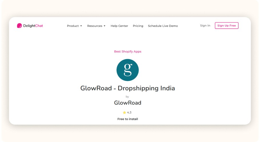 GlowRoad installation page